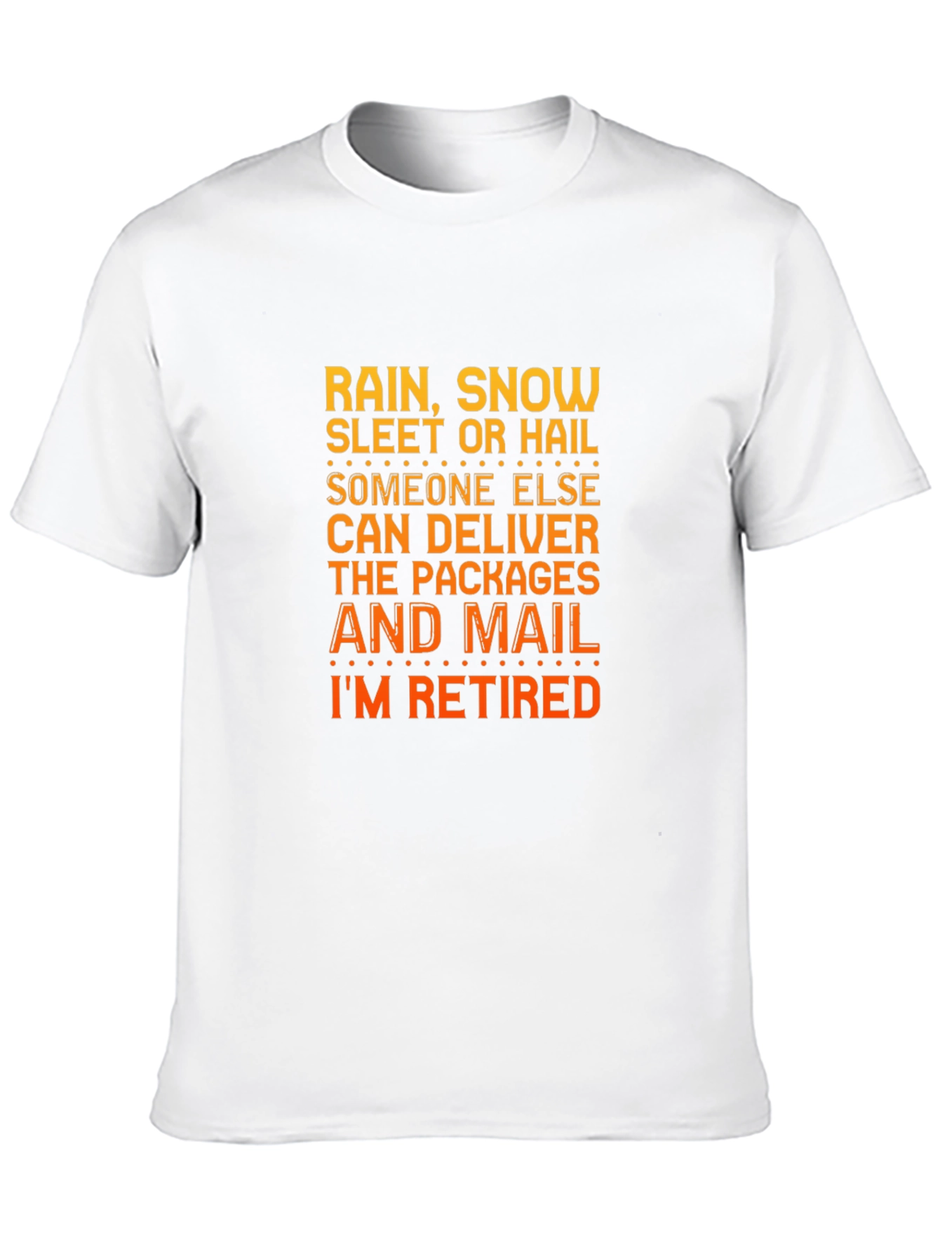 Black Retired Mail Carrier Graphic Tee view 10