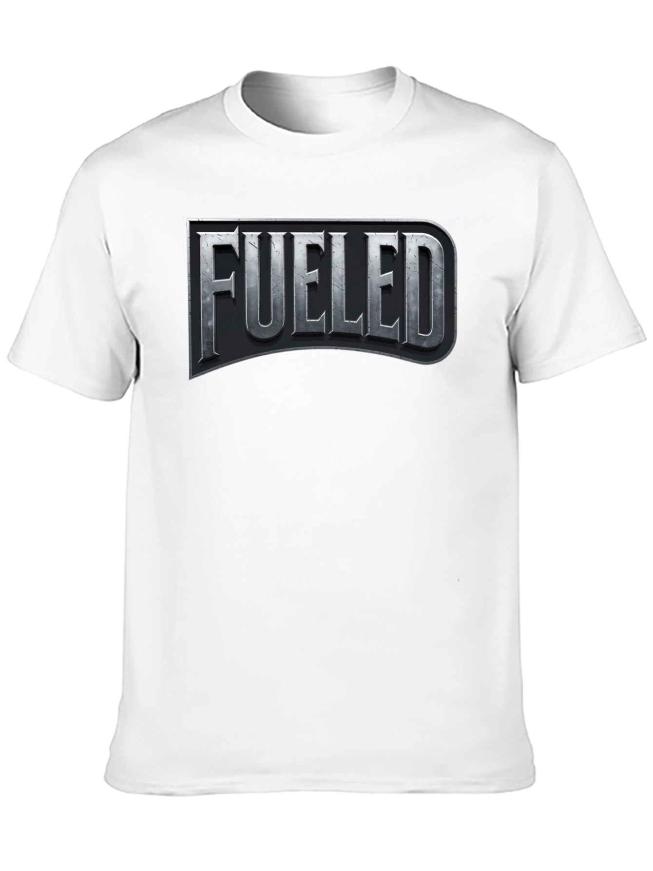 Black Fueled Graphic T-Shirt - Black Crew Neck view 10