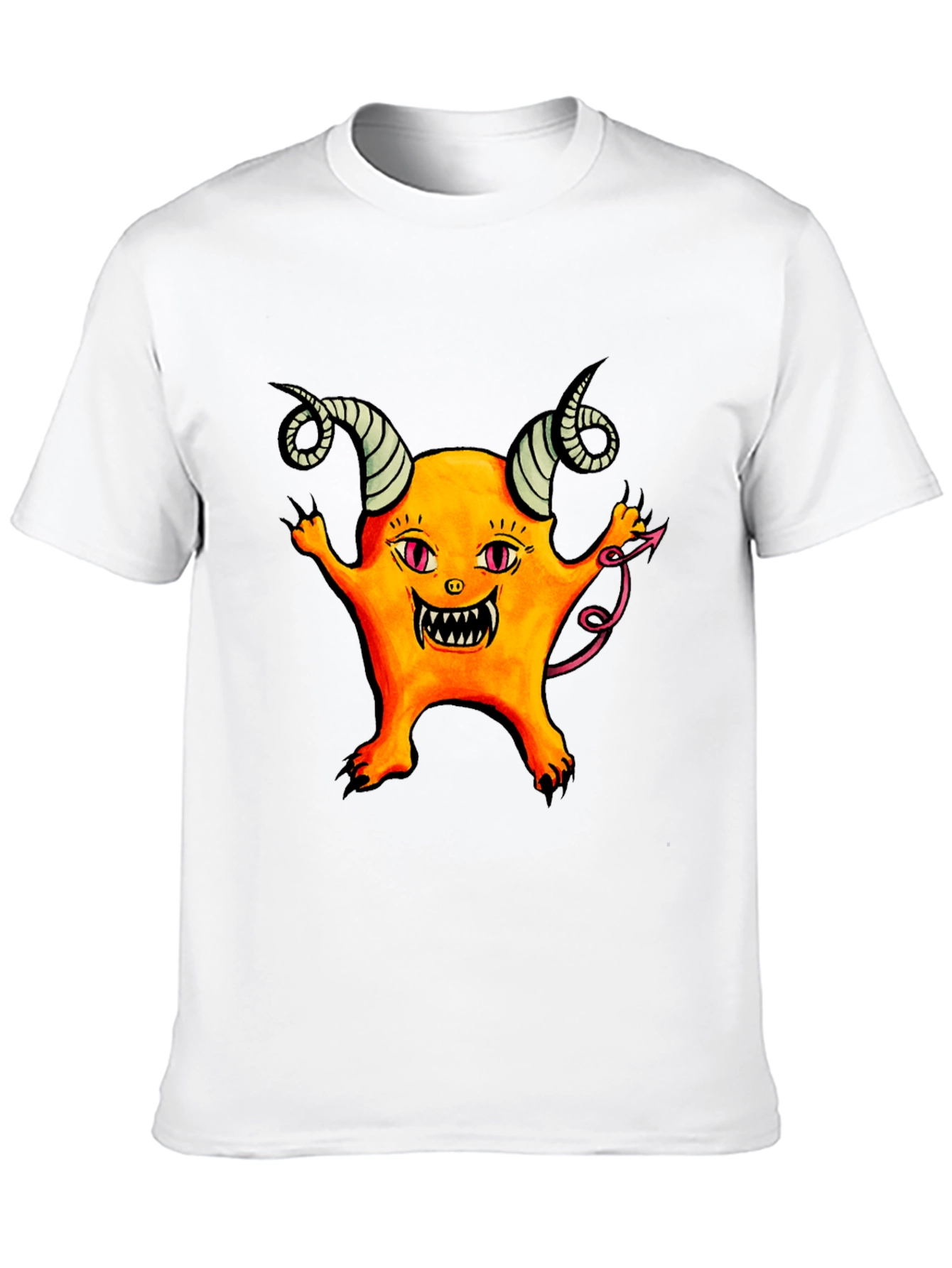 Black Monster Graphic Black T-Shirt view 10