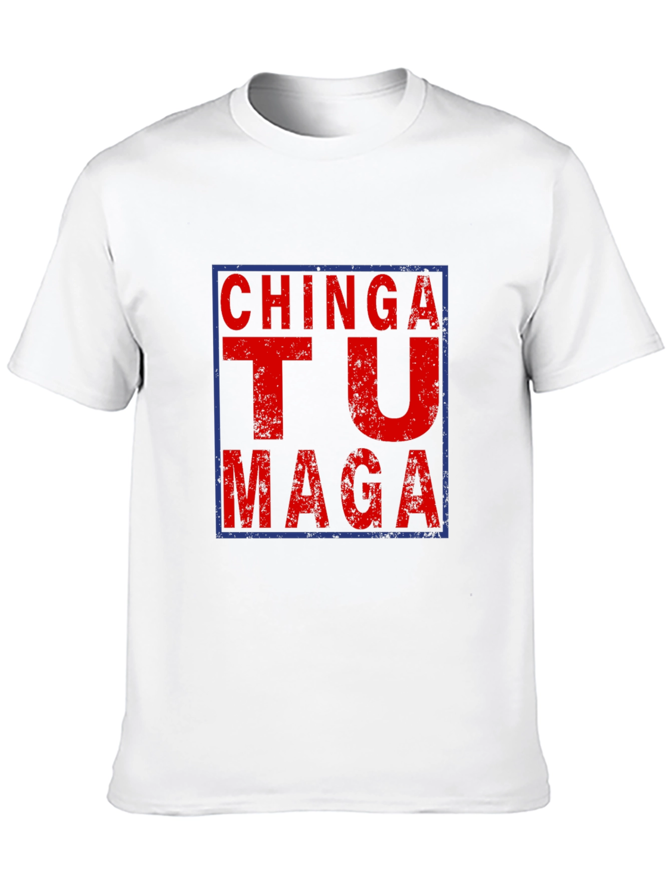 Black Chinga Tu MAGA Graphic Tee - Political Humor T-Shirt view 10