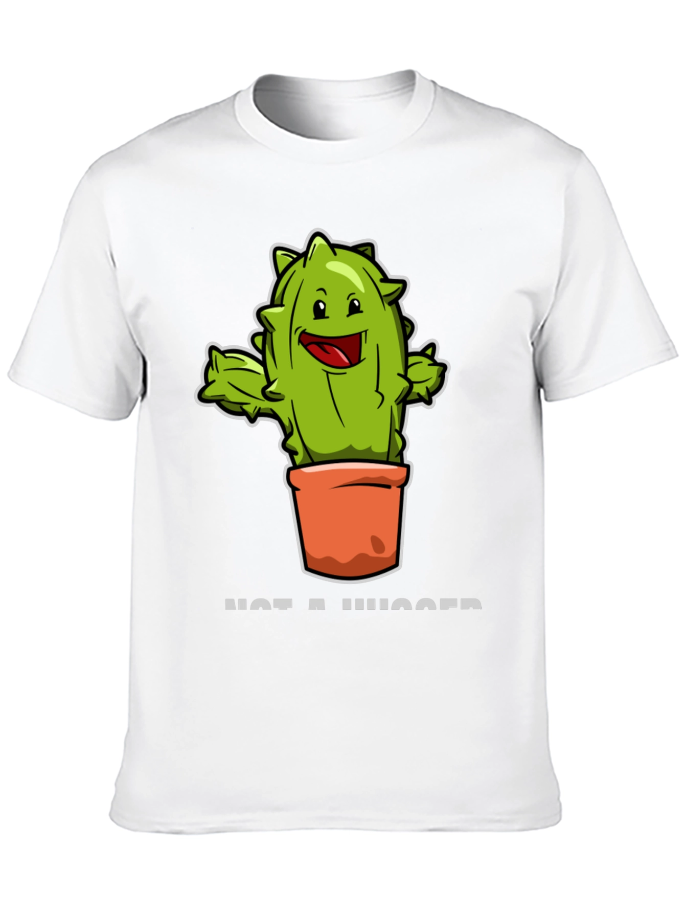 Black Cactus Hugger Funny T-Shirt view 10