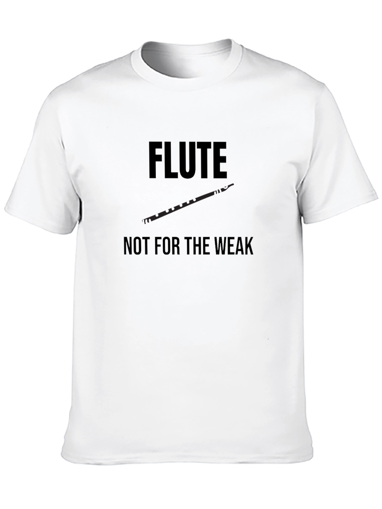 Black Flute Not for the Weak T-Shirt - Musician's Tee view 10