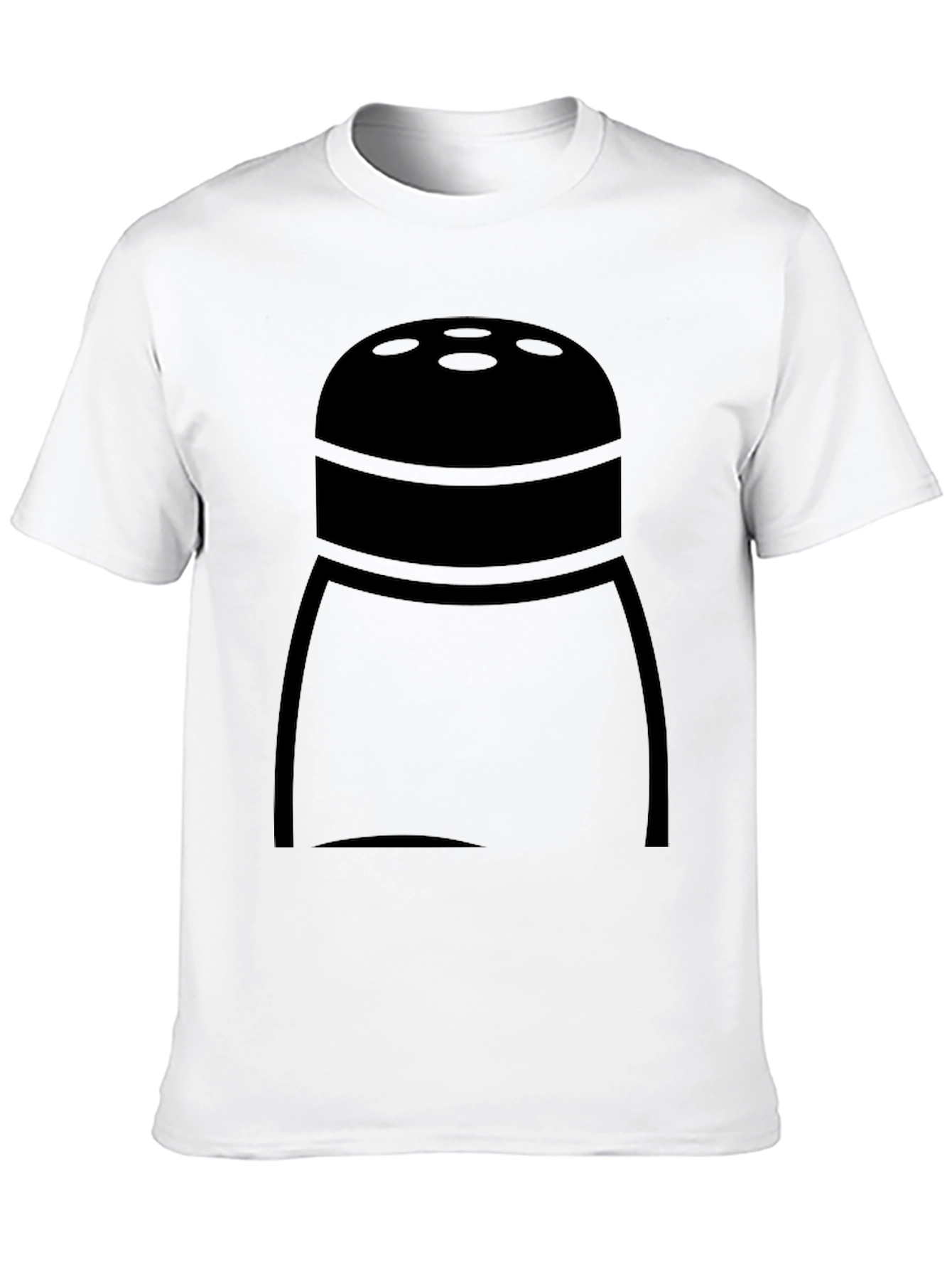 Black Salt Shaker Graphic T-Shirt - Funny Food Tee view 10