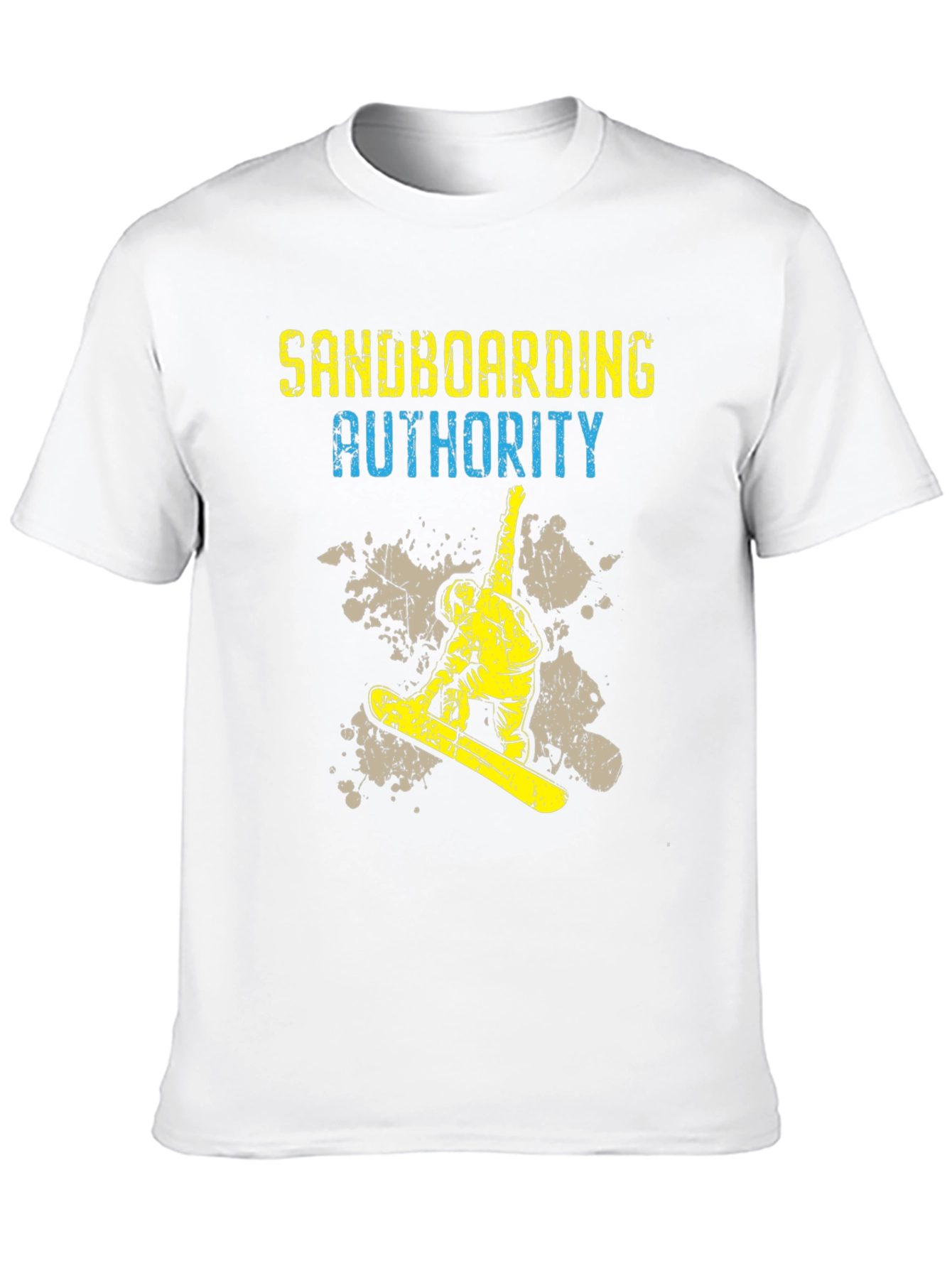 Black Sandboarding Authority Graphic Tee view 10