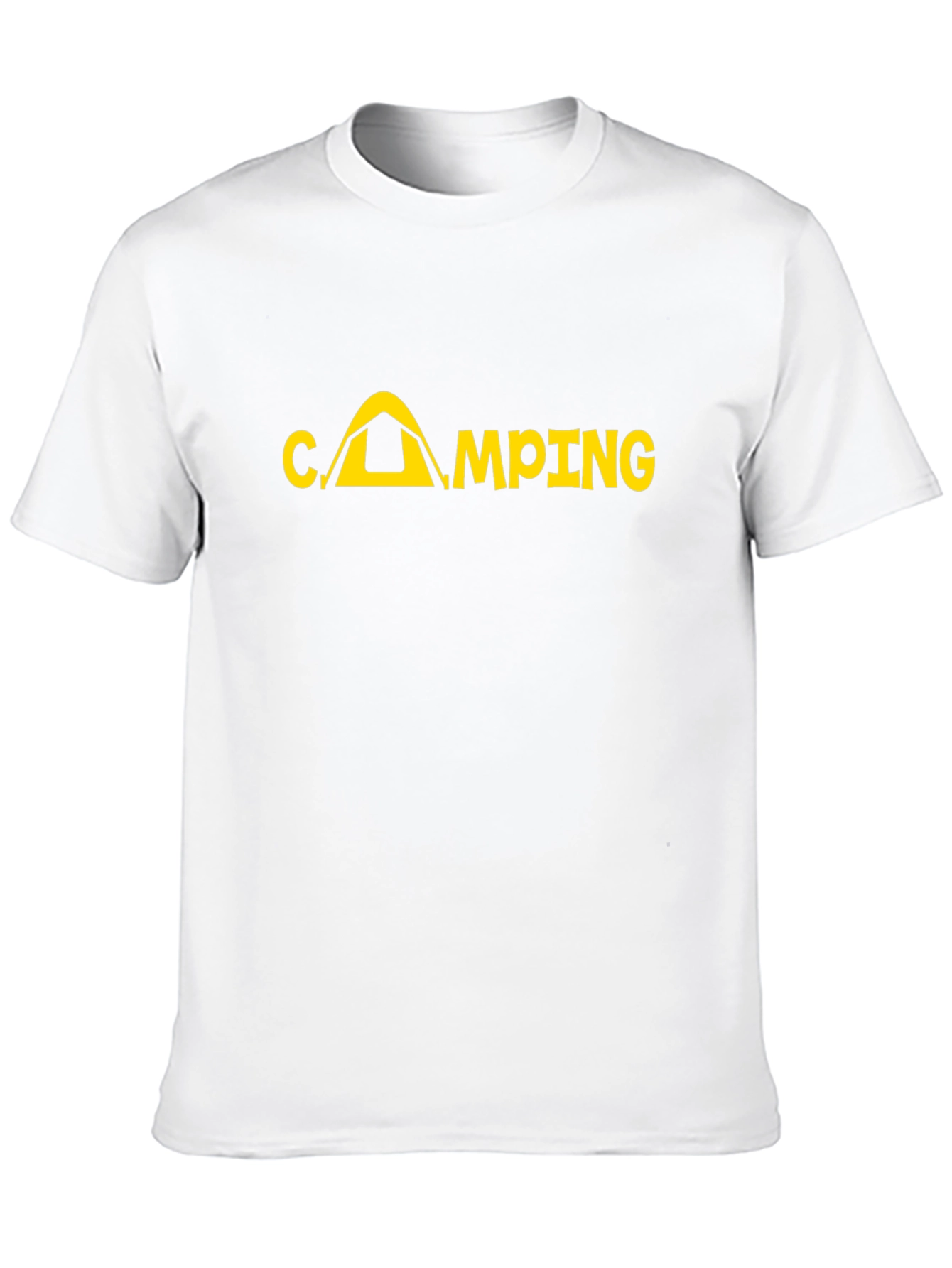 Black Camping Graphic Print T-Shirt view 10
