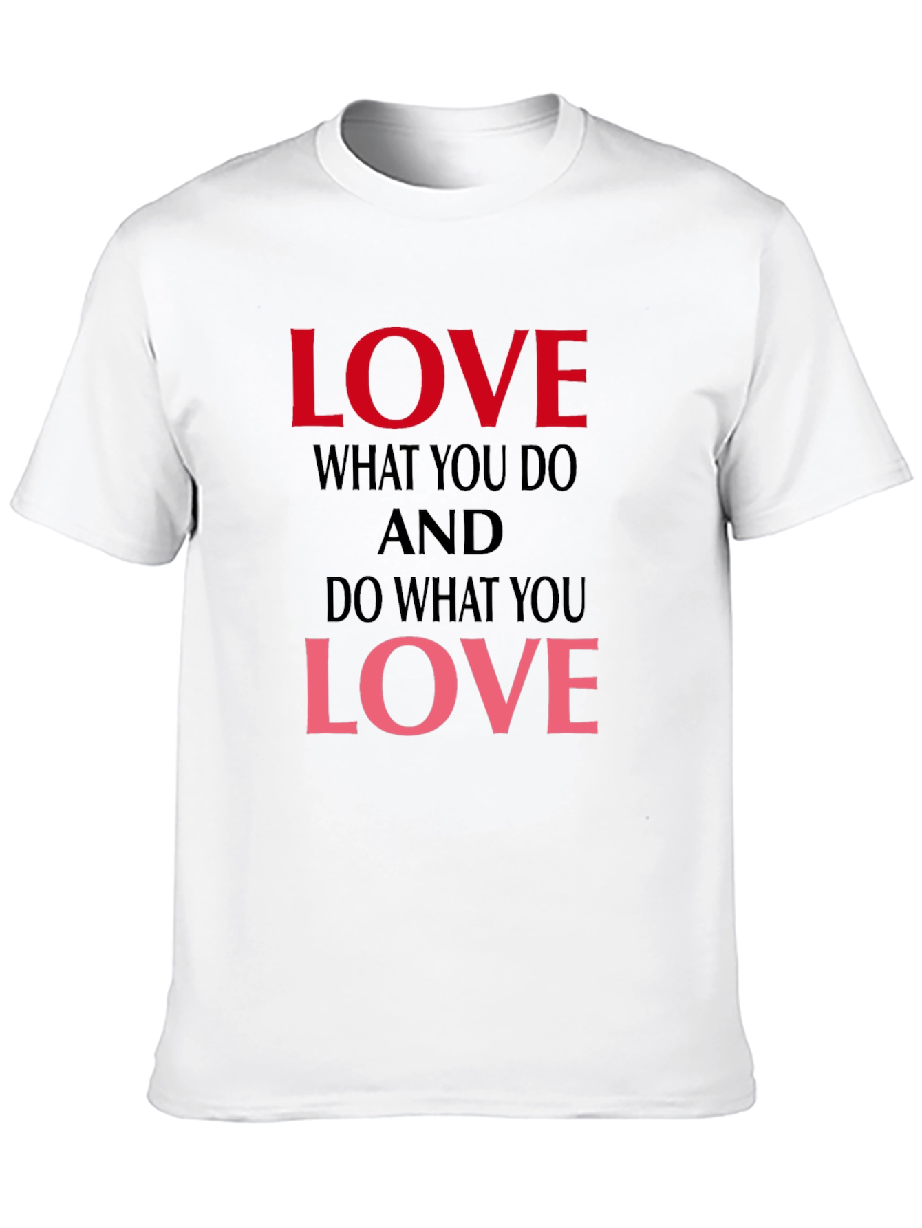 Black Love What You Do Graphic T-Shirt view 10