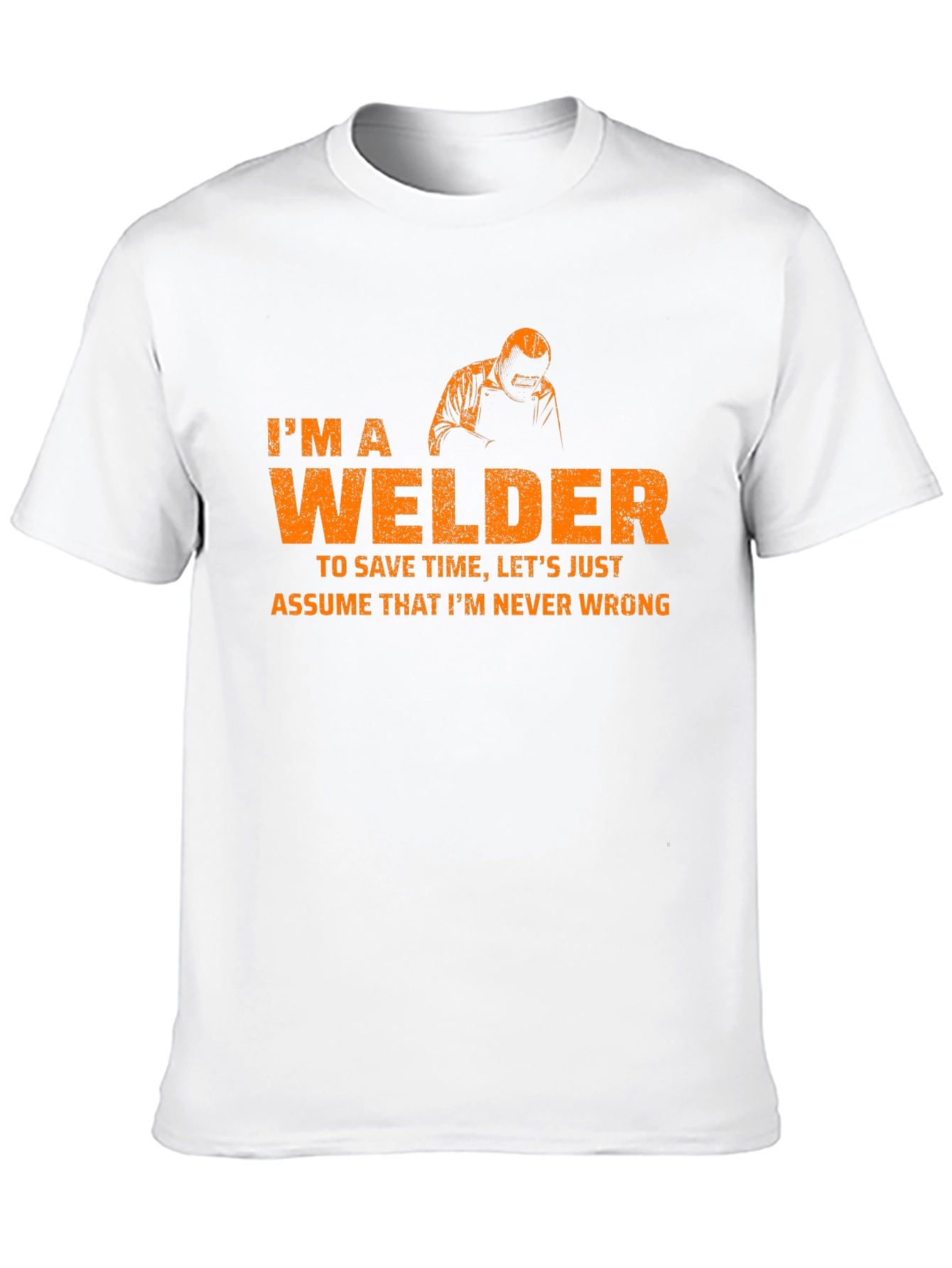 Black I'm A Welder T-Shirt Funny Job Tee view 10