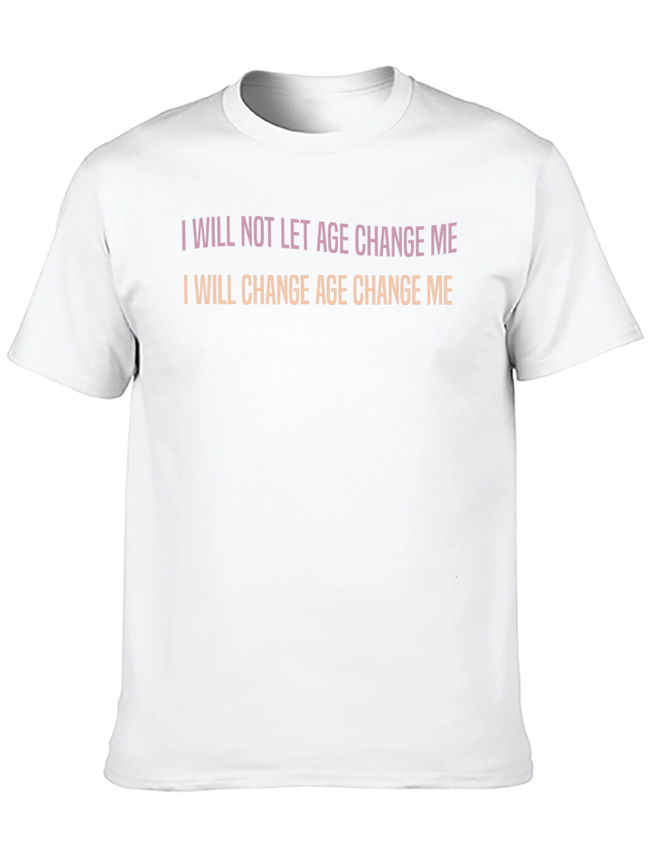 Black I Will Change Age Black Cotton Tee view 10