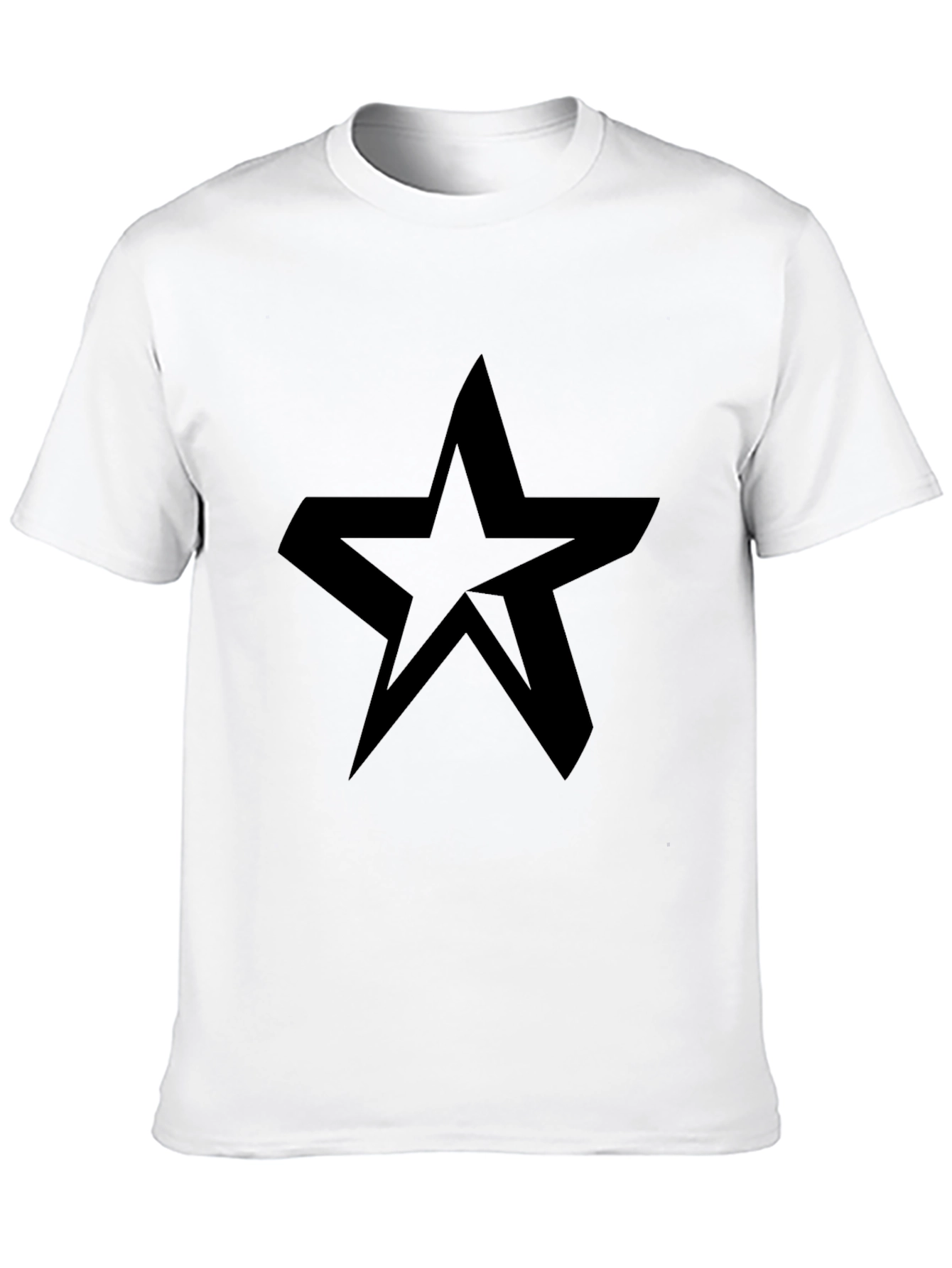 Black Black Star Graphic Tee - Bold & Stylish Menswear view 10