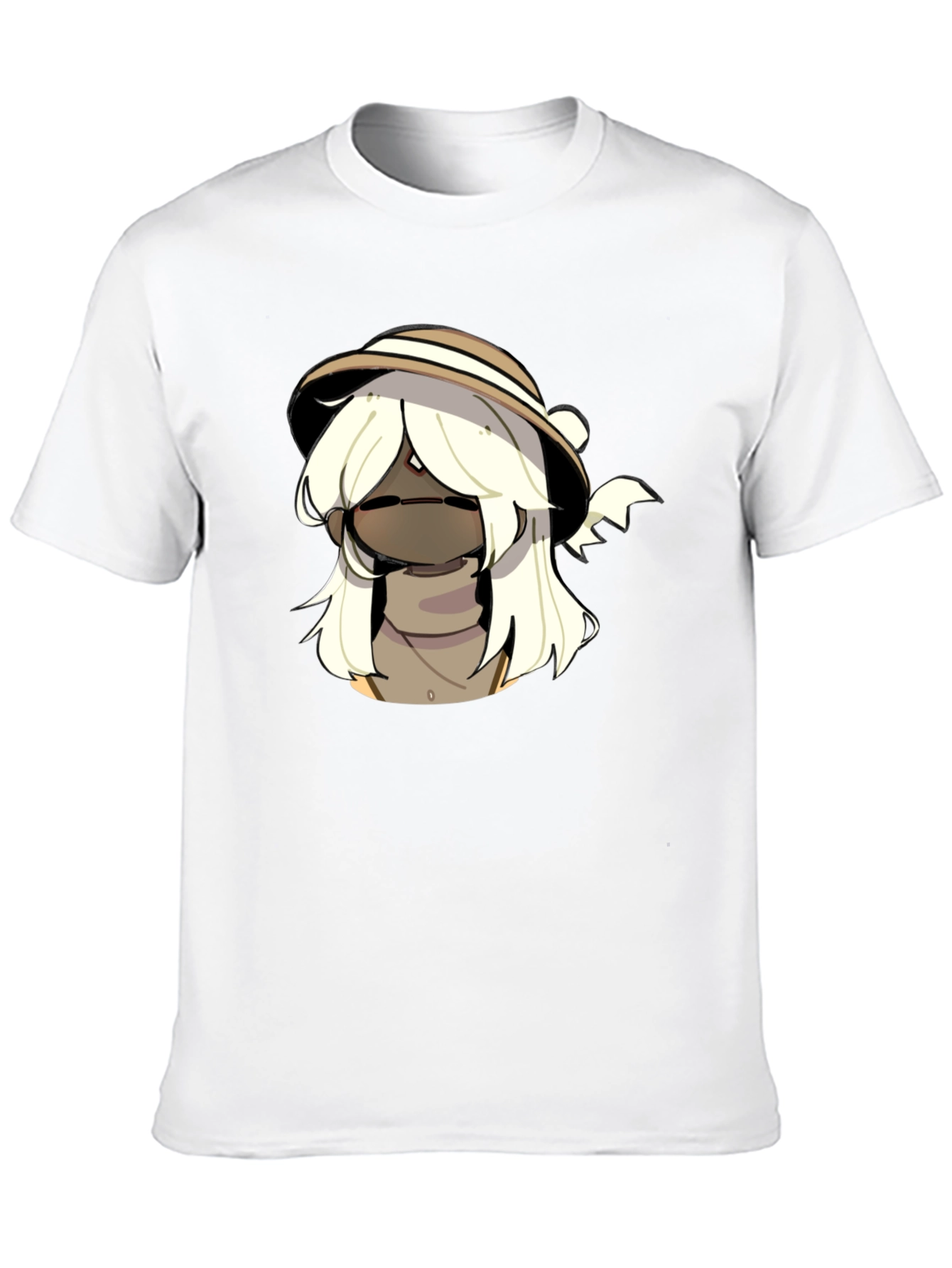 Black Cool Cartoon Character Black T-Shirt view 10