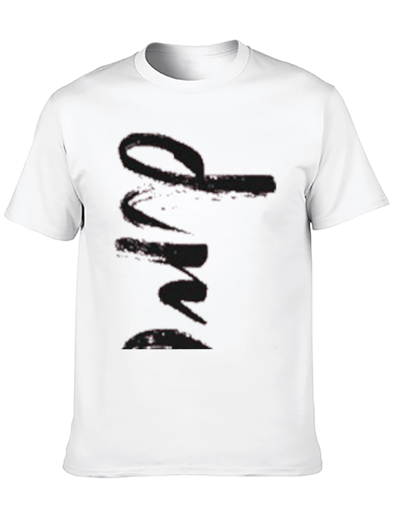 Black Stylish Black Graphic Print Tee view 10