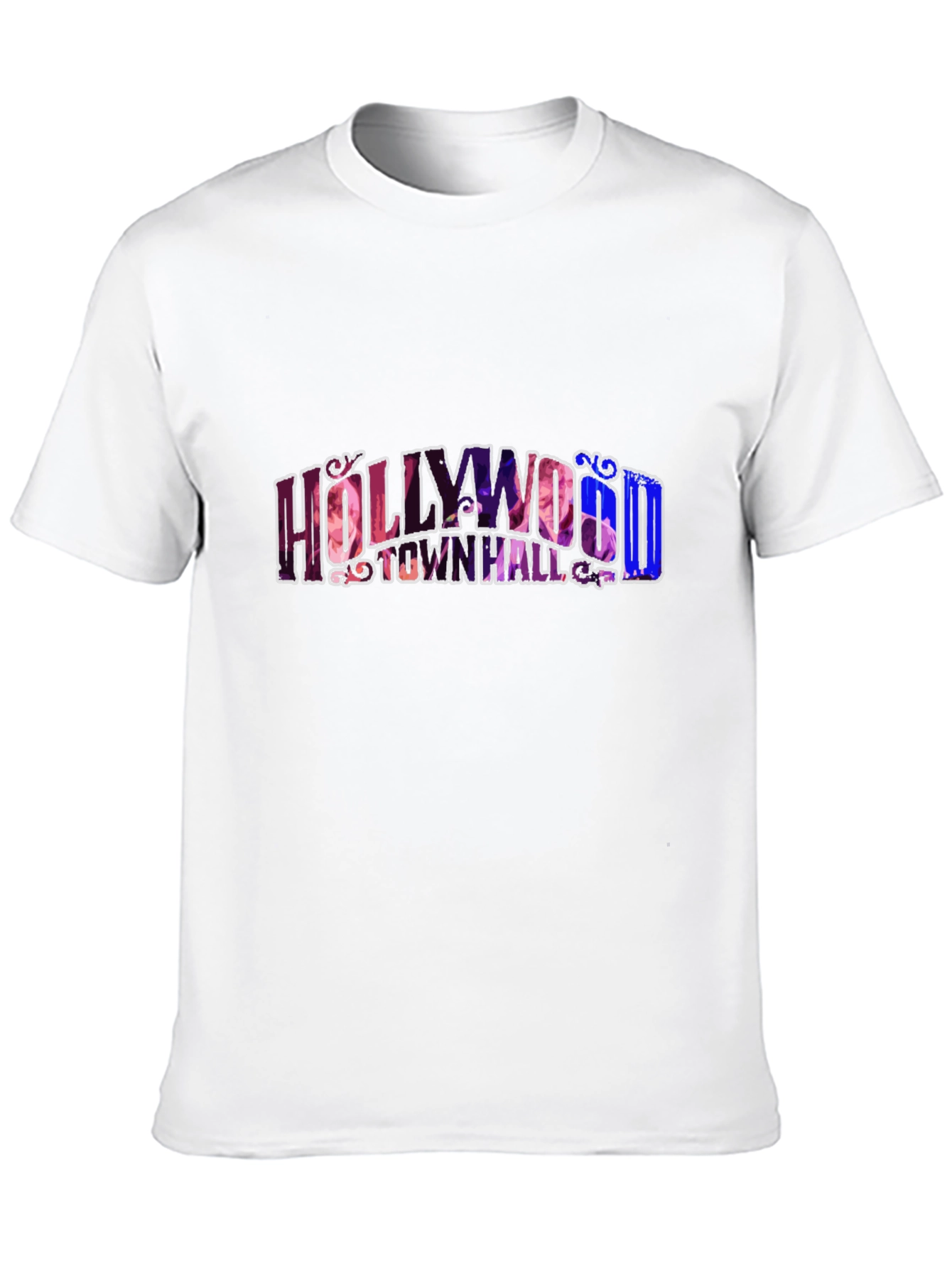 Black Hollywood Town Hall Black Graphic Tee view 10