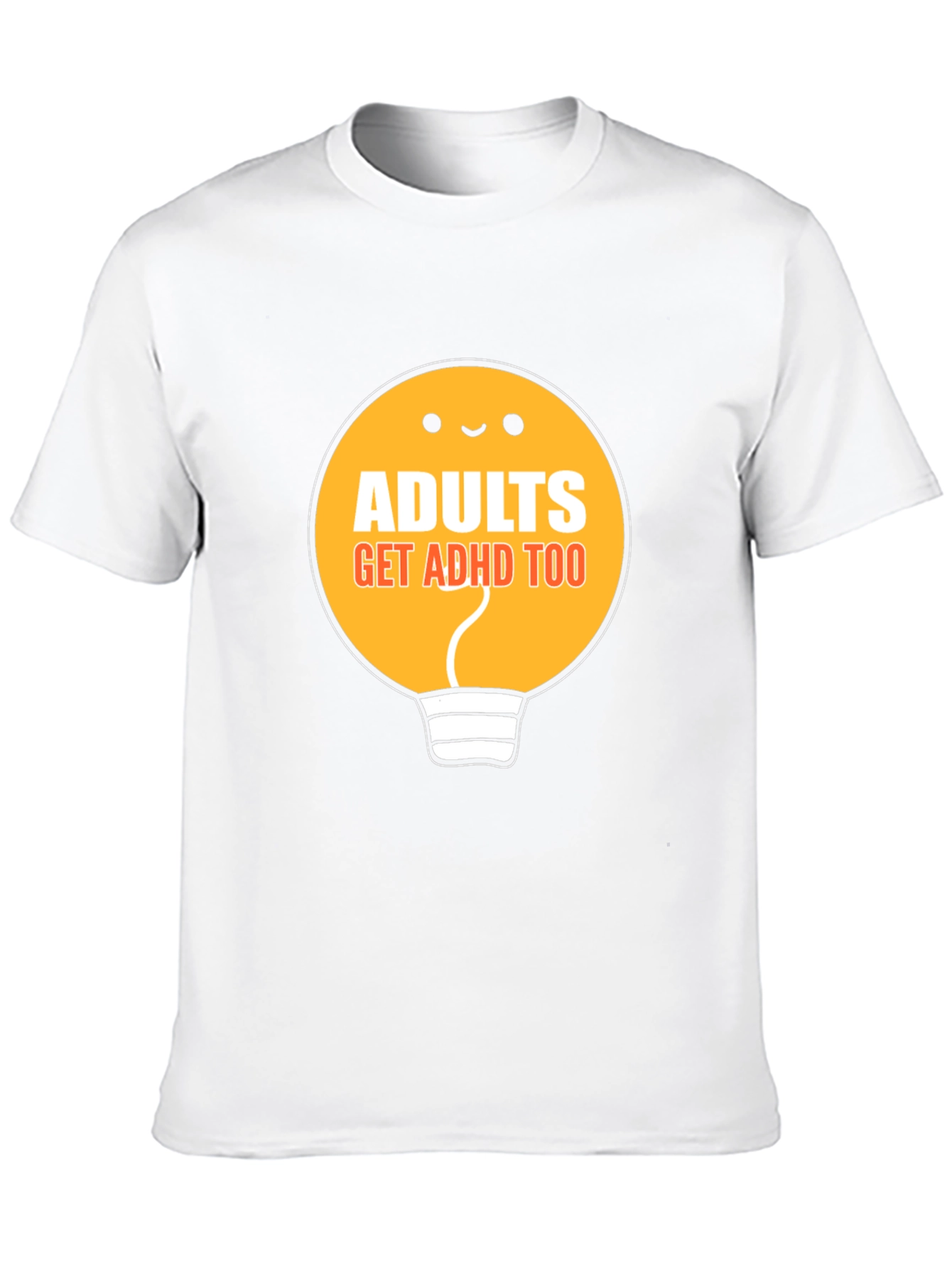 Black Adults Get ADHD Too Black T-Shirt view 10