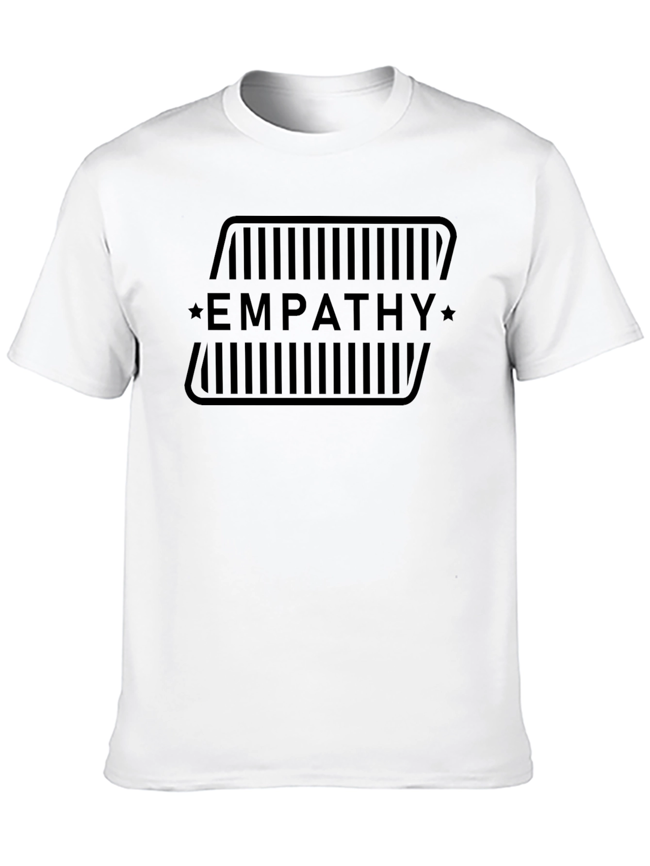 Black Empathy Graphic Tee - Soft Cotton Blend, Stylish Design view 10