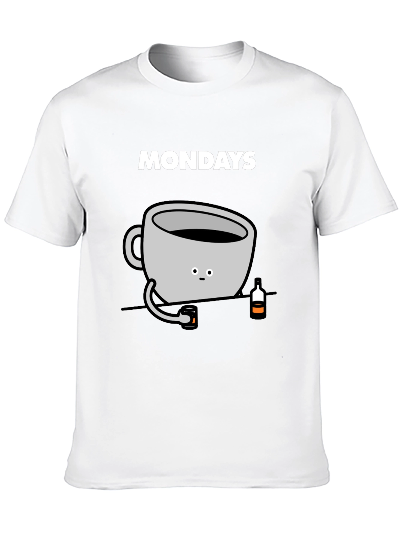 Black Mondays Coffee Mug Graphic Tee - Soft Cotton T-Shirt view 10