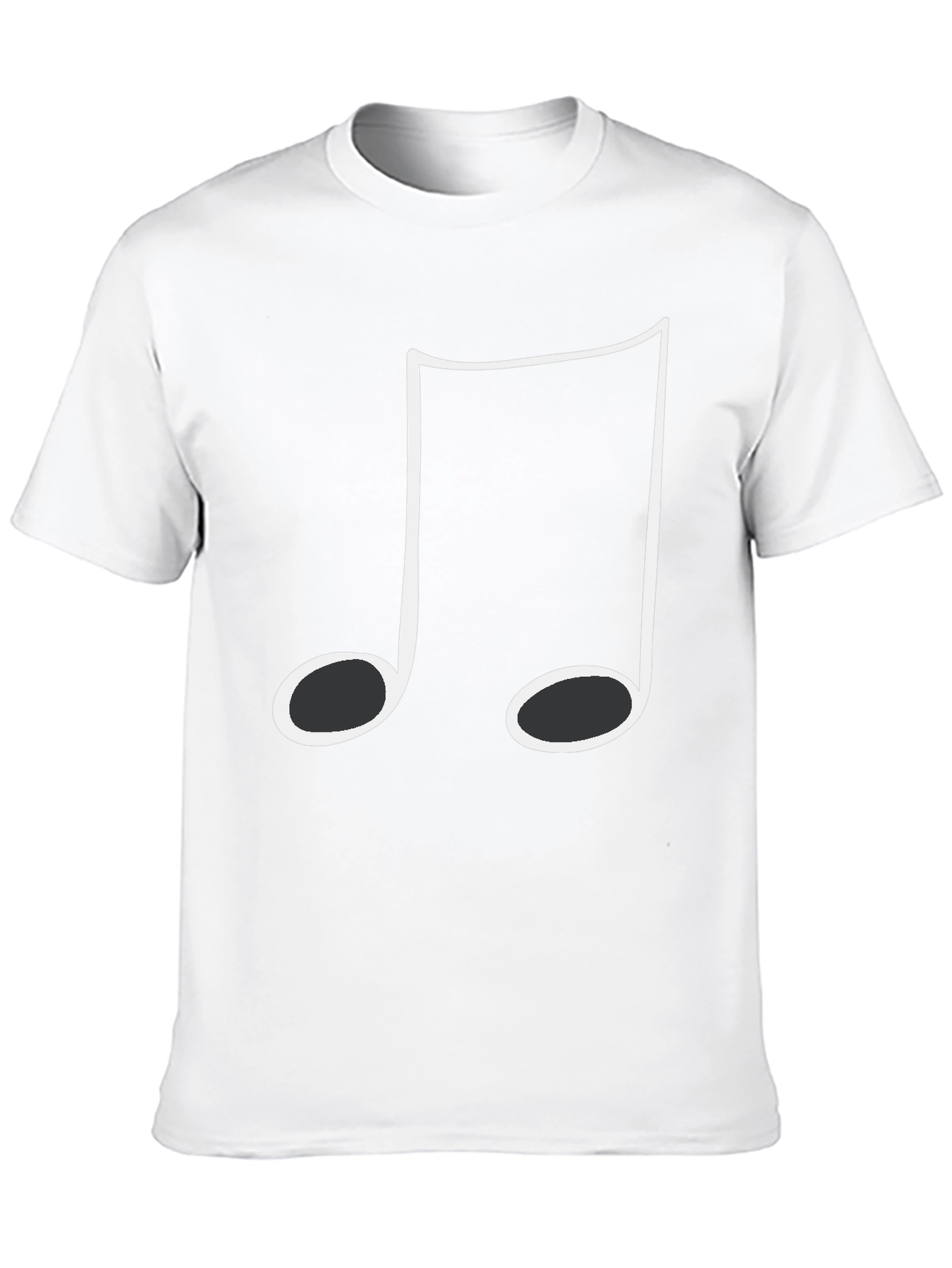 Black Music Note Graphic T-Shirt - Casual Style view 10