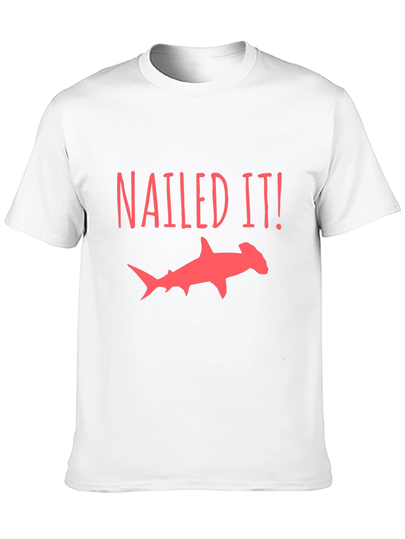 Black Nailed It Hammerhead Shark T-Shirt view 10