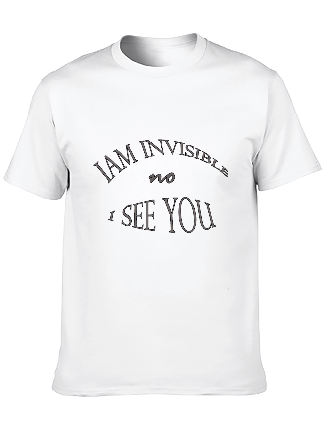 Black I am Invisible Tee view 10