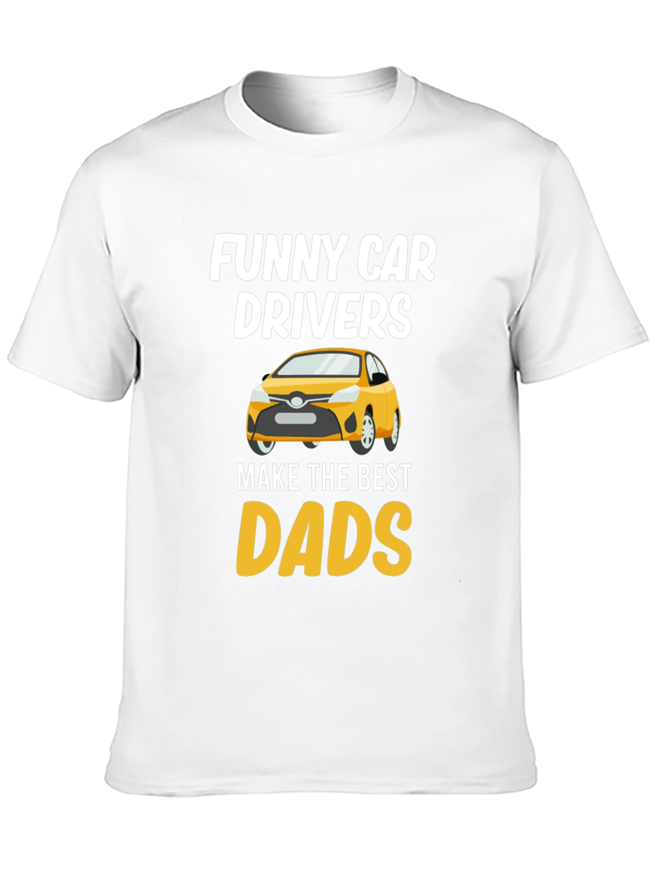 Black Funny Car Drivers Best Dads T-Shirt view 10