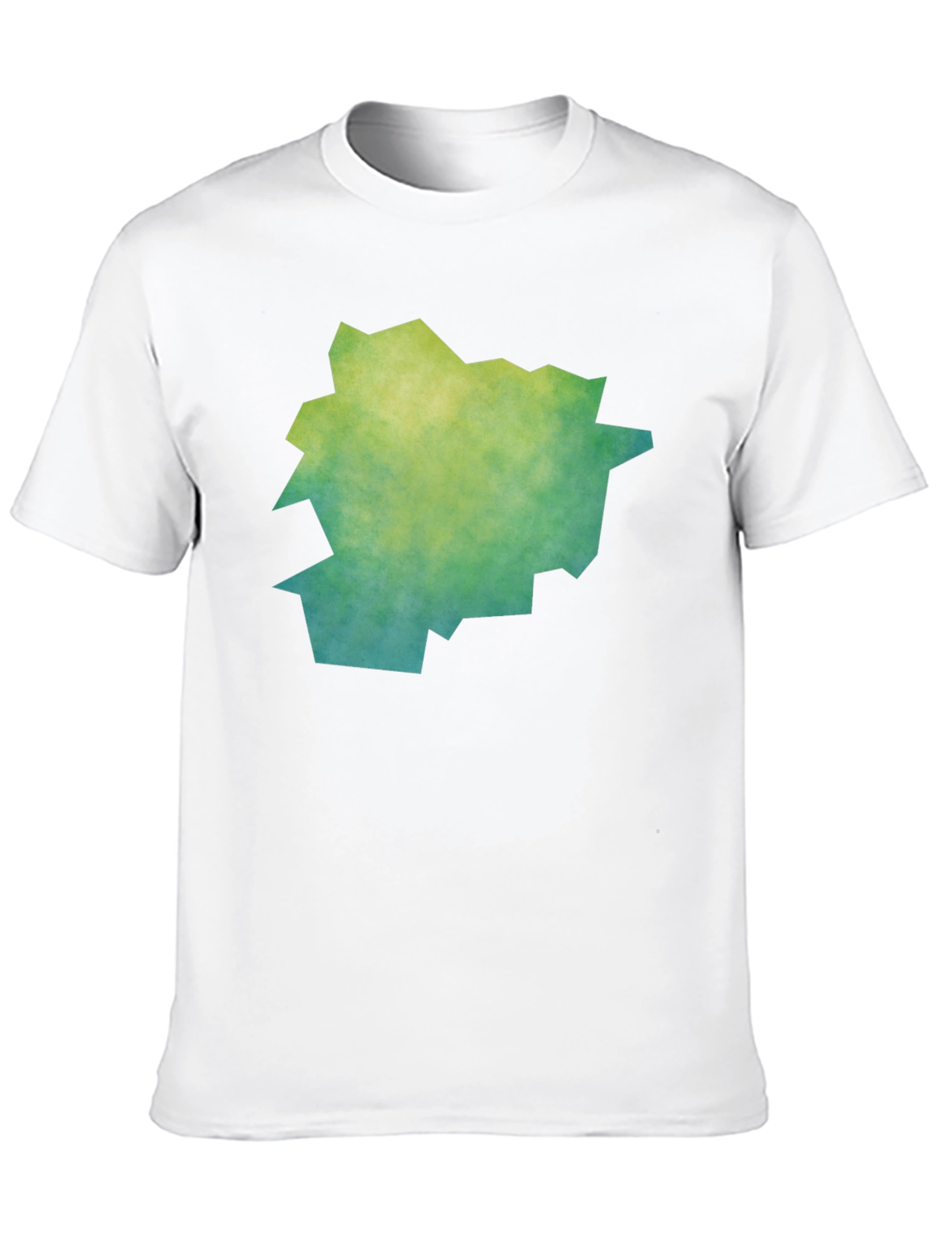 Black Abstract Graphic Tee - Trendy Men's Black T-Shirt view 10