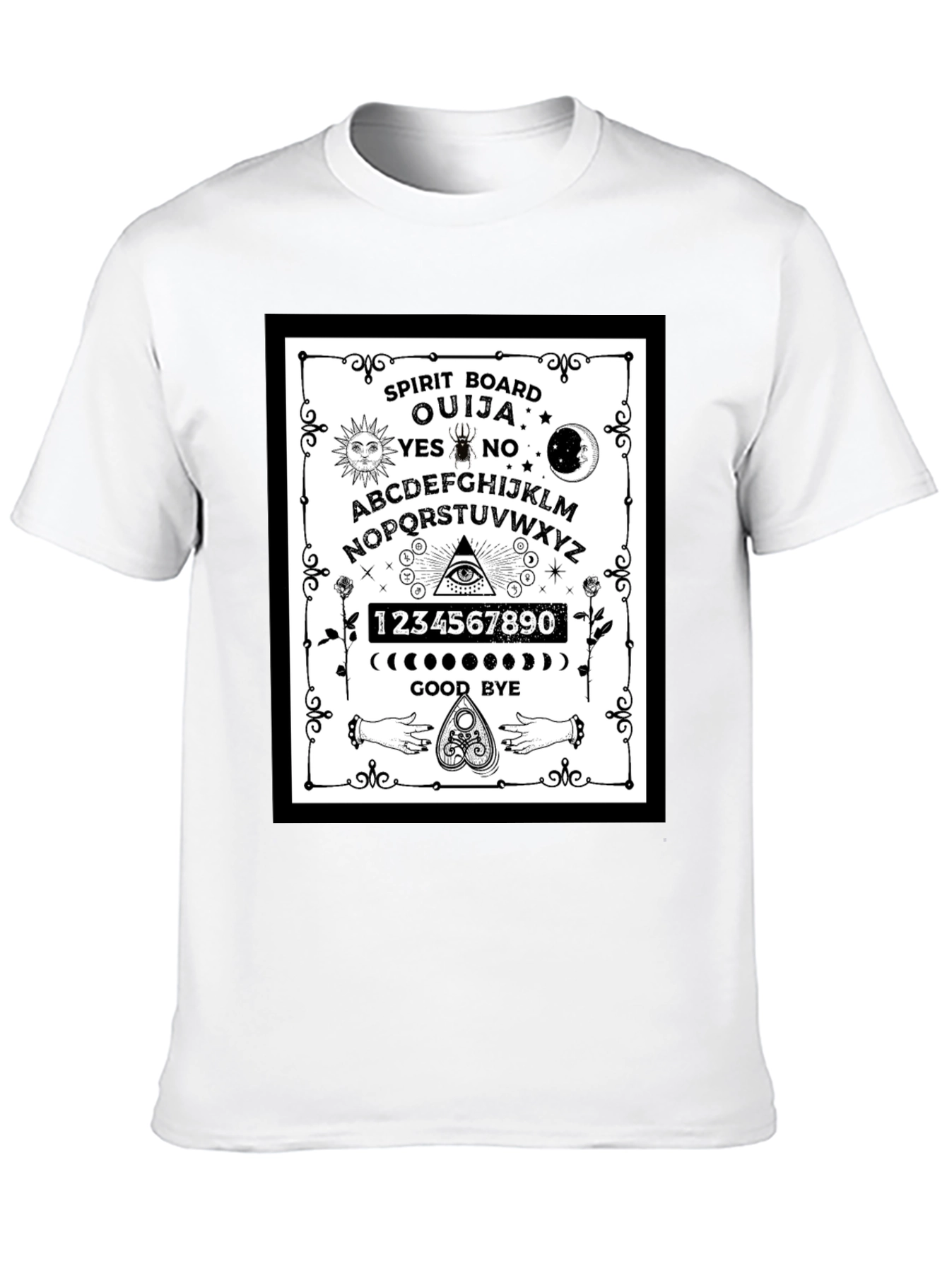 Ouija Spirit Board Graphic T-Shirt - Gothic Style - 10