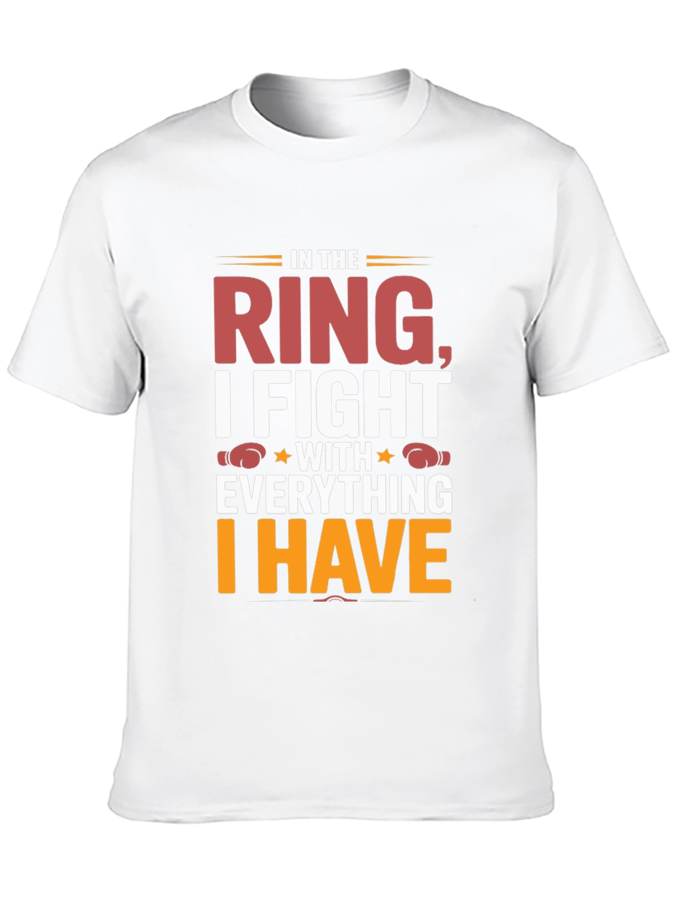 Black In The Ring I Fight Graphic T-Shirt view 10