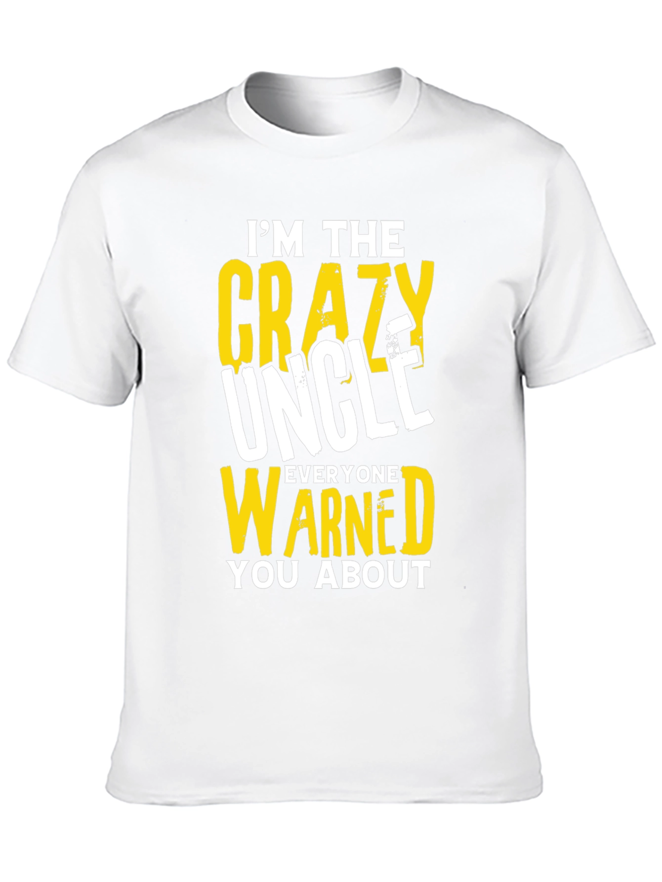 Black Crazy Uncle T-Shirt - Funny Novelty Tee view 10