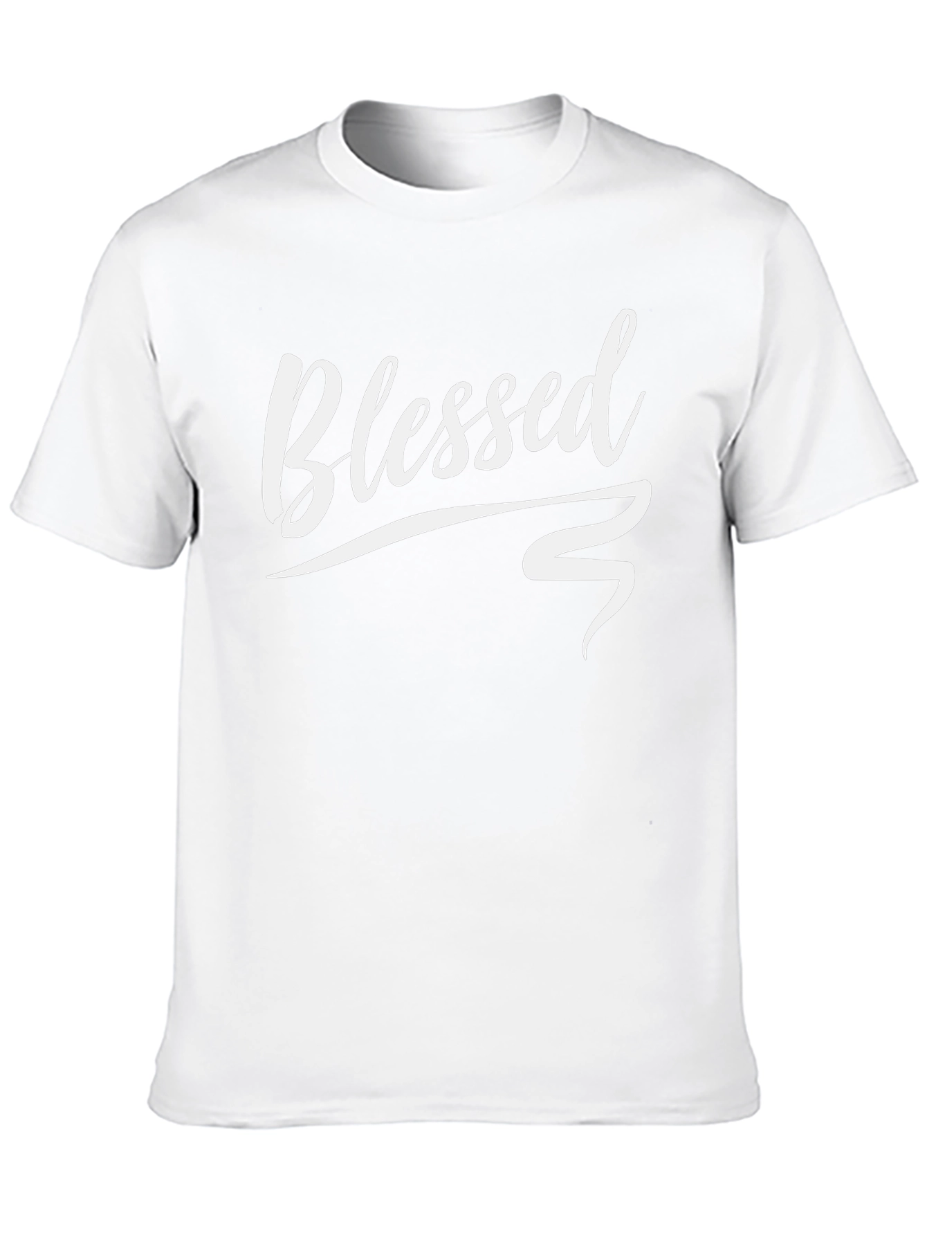 Black Blessed Graphic T-Shirt - Soft Cotton Blend view 10