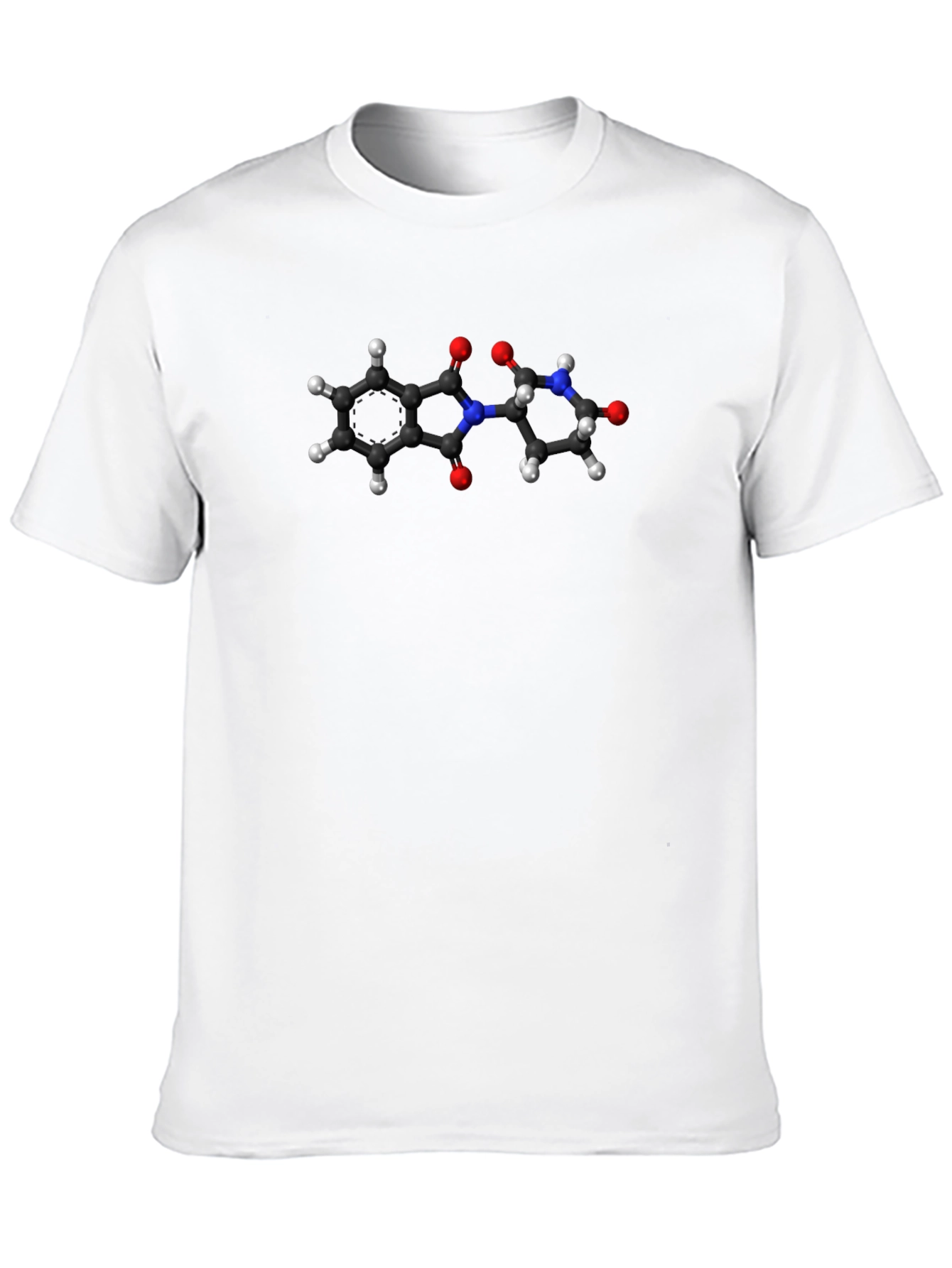 Black Molecule Graphic Tee - Black view 10