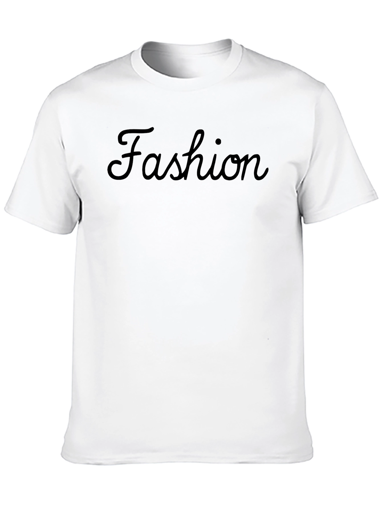 Black Fashion Script Graphic Tee - Stylish & Comfortable view 10