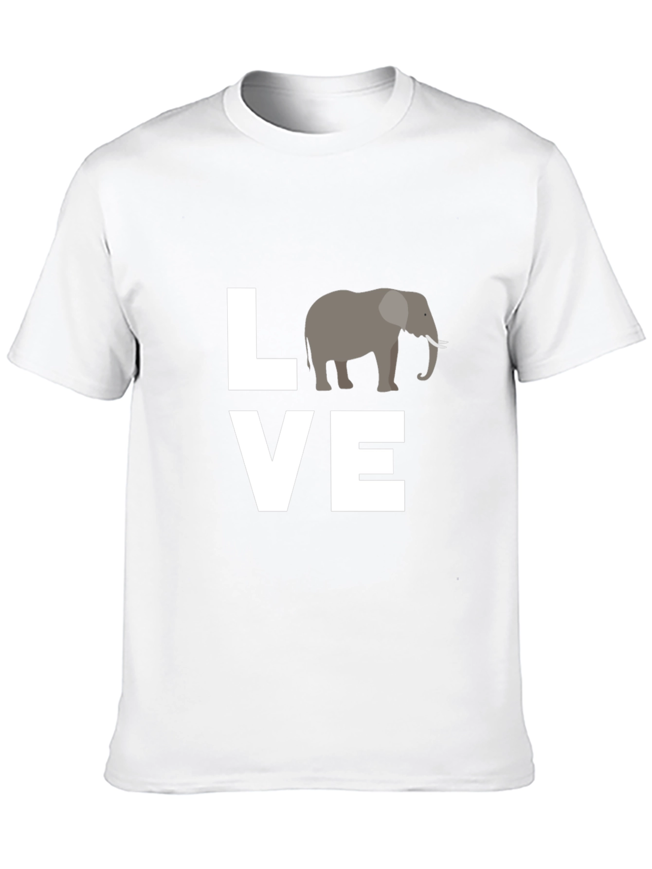 Black Love Elephants Black Graphic Tee view 10