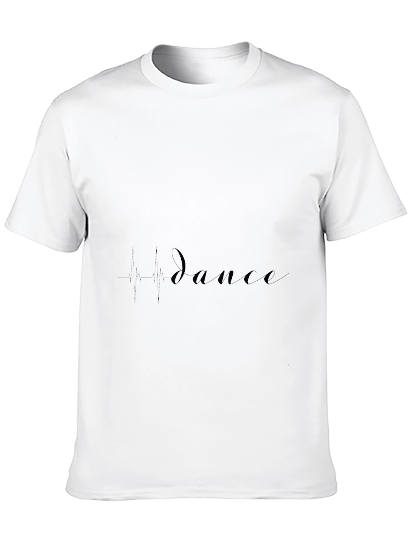 Black Dance Heartbeat Black T-Shirt view 10
