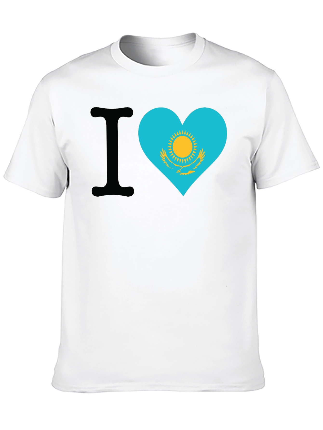 I Heart Kazakhstan Flag T-Shirt - 10