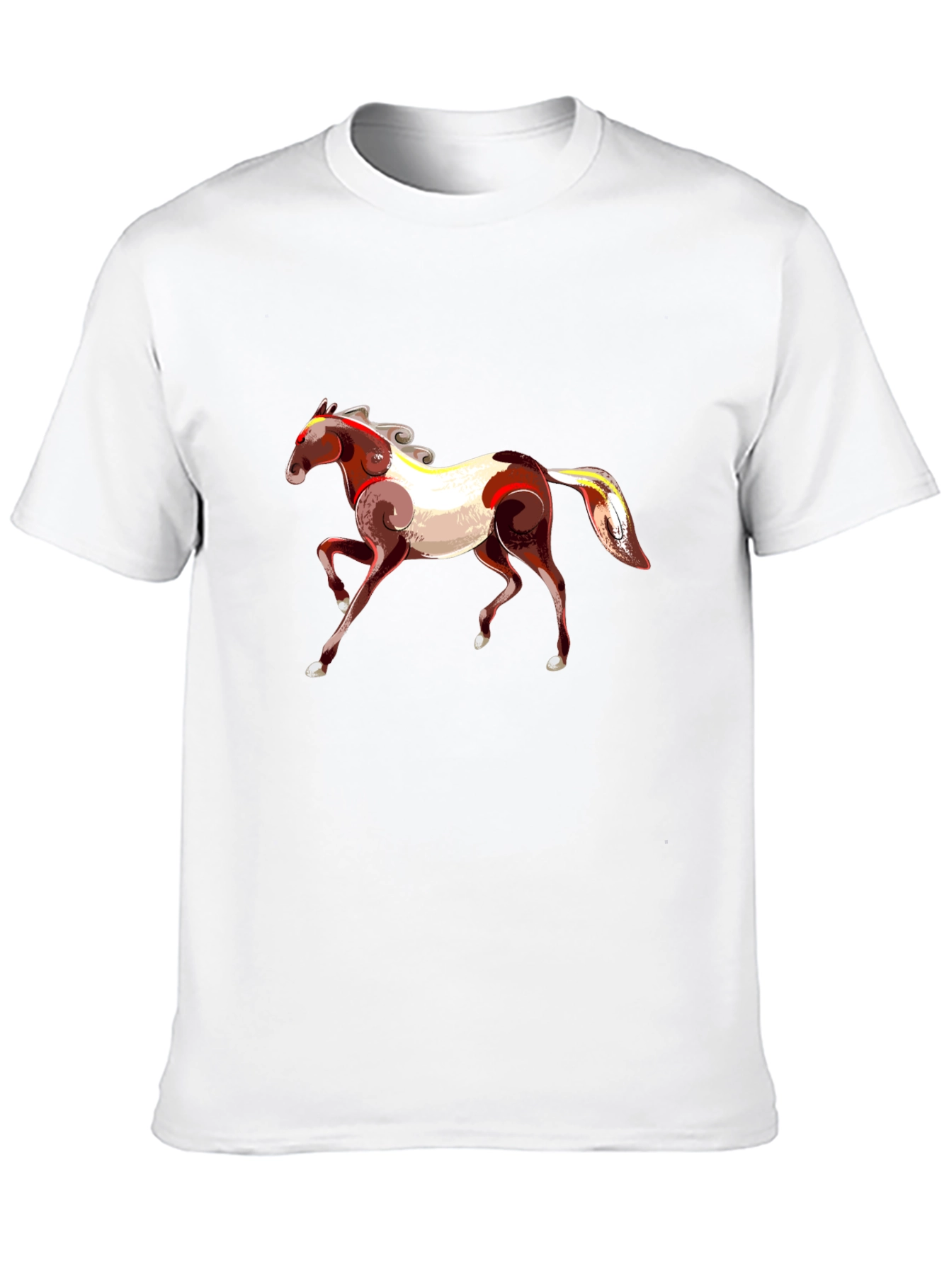 Black Horse Graphic Black T-Shirt view 10
