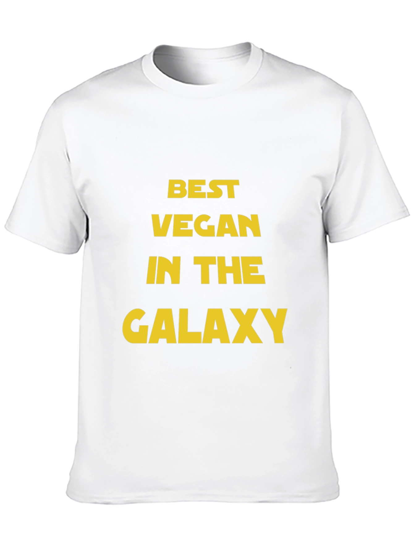 Black Best Vegan in the Galaxy Tee - Soft Cotton Blend view 10