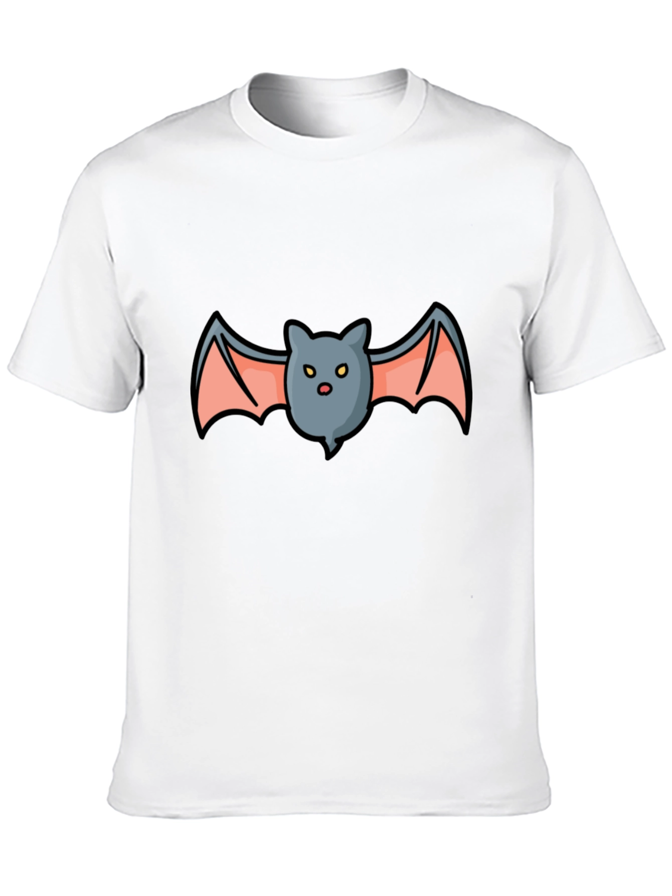 Black Cartoon Bat Graphic T-Shirt - Spooky Season view 10