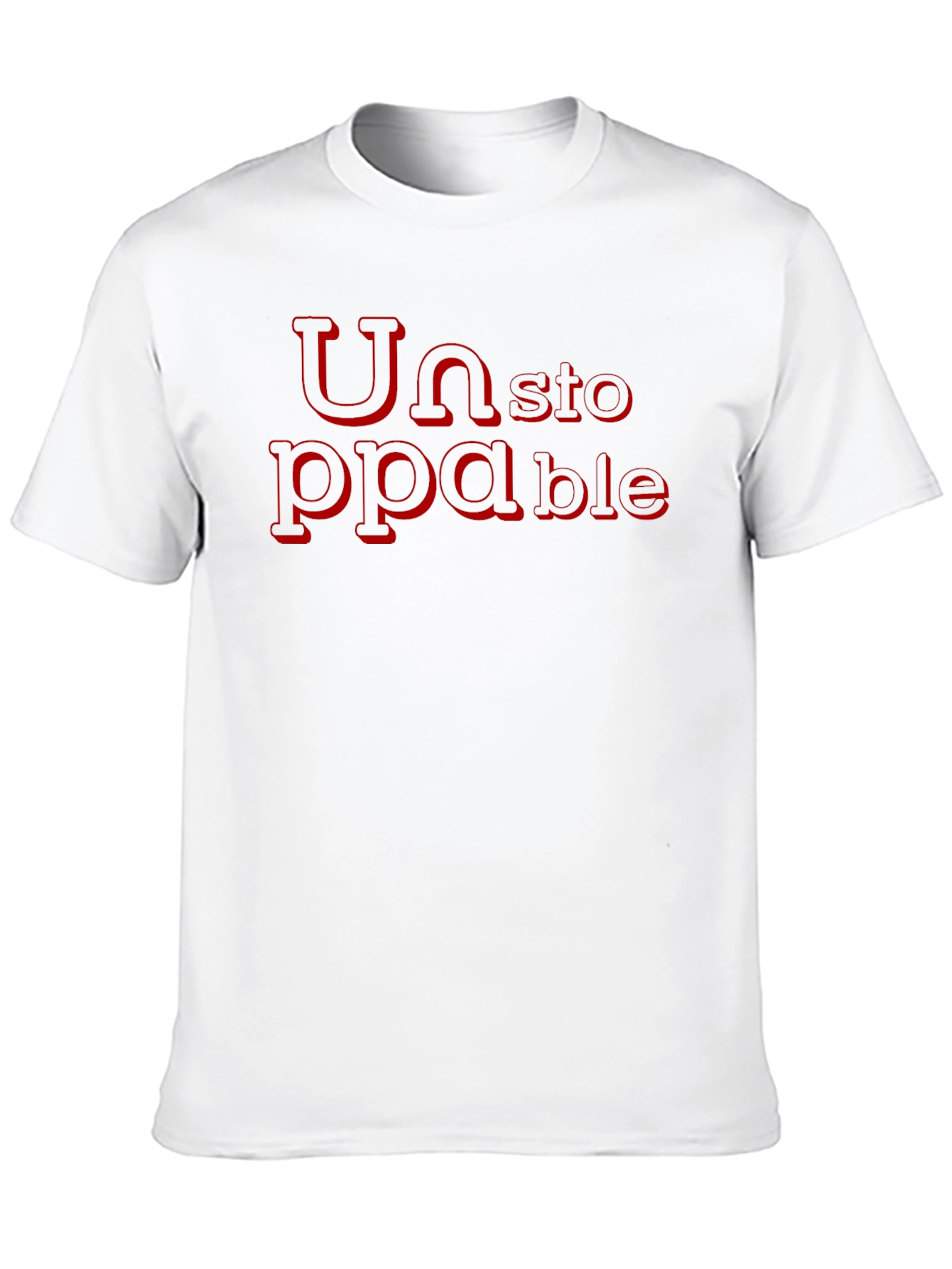 Black Unstoppable Graphic T-Shirt - Bold Statement Tee view 10