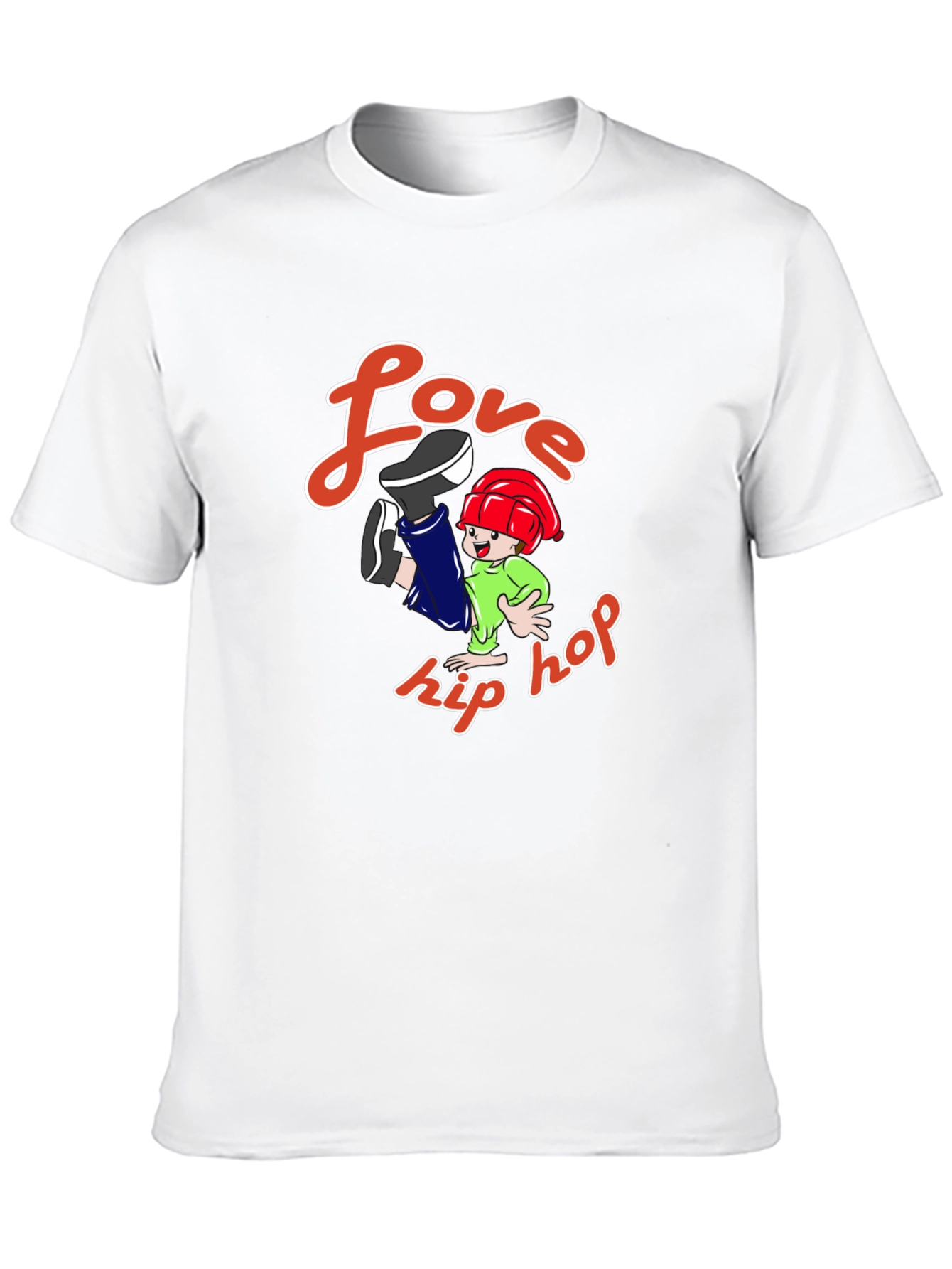 Black Love Hip Hop Graphic T-Shirt - Black view 10