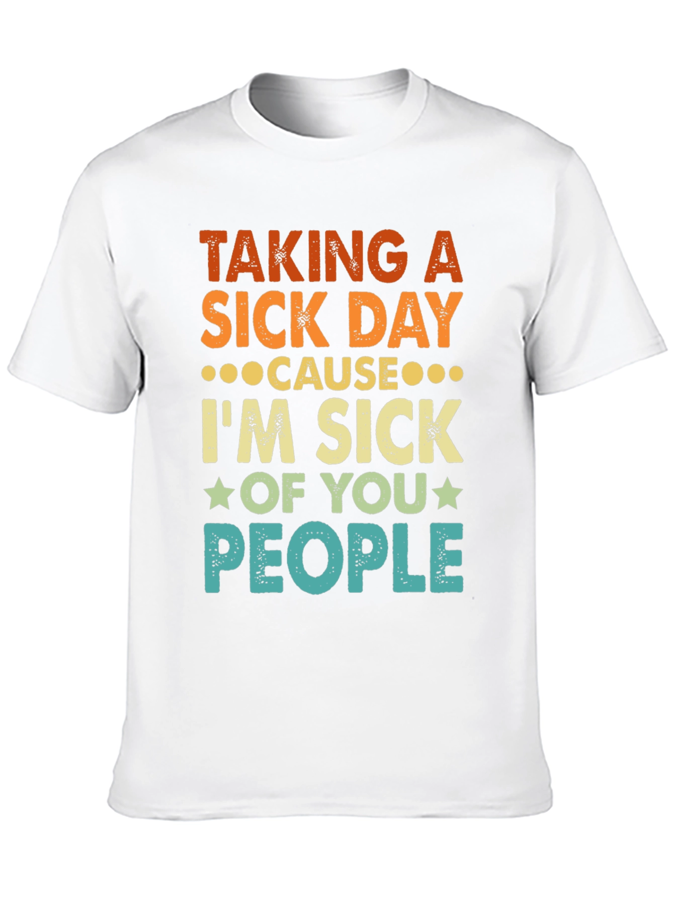 Black Taking a Sick Day Graphic Tee view 10