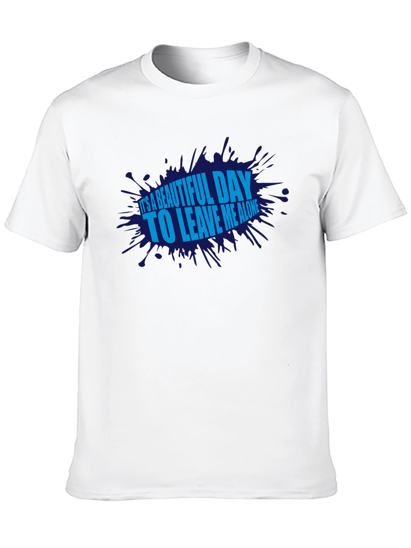 Black It's a Beautiful Day T-Shirt view 10