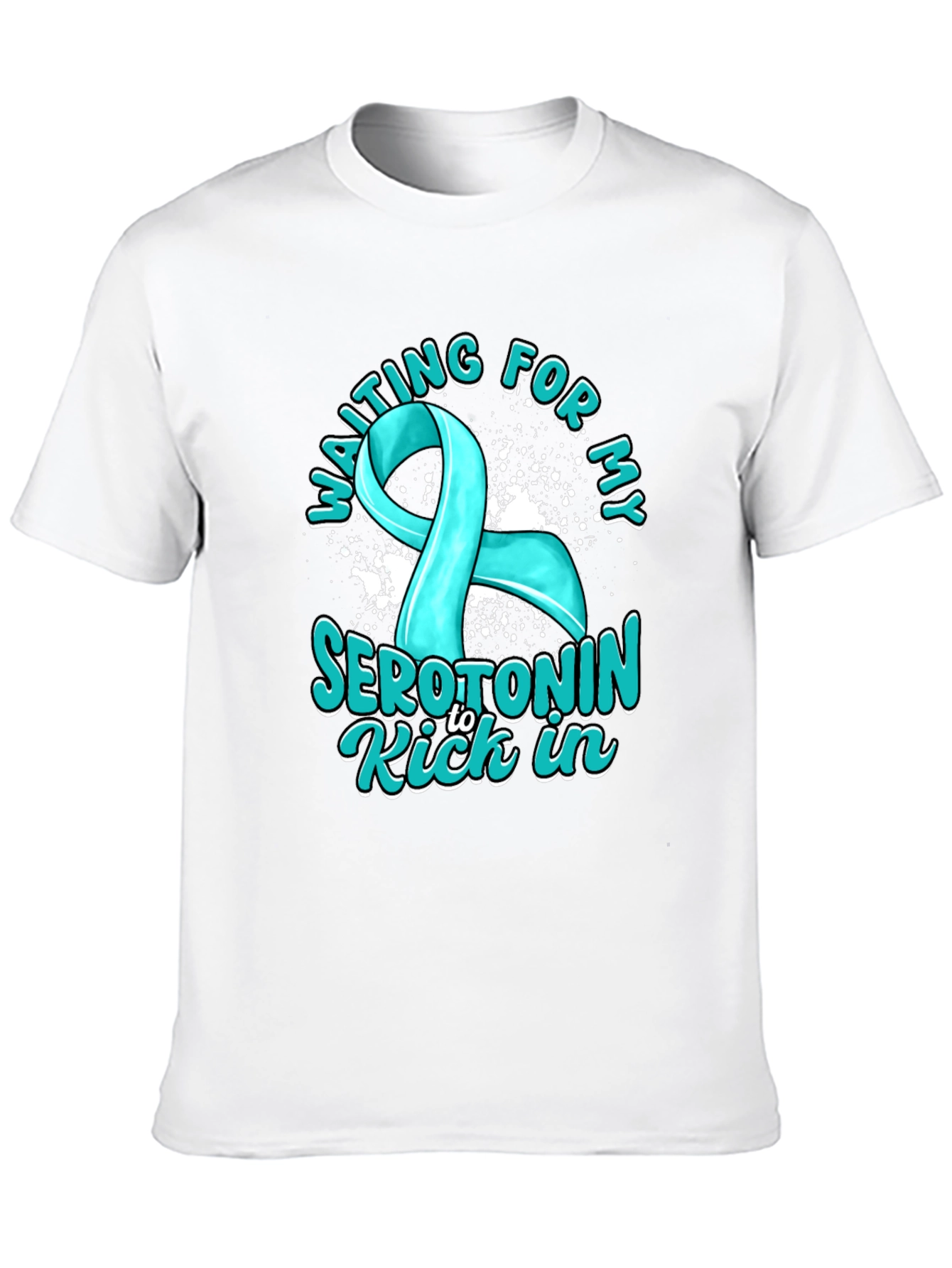 Black Serotonin Kick In T-Shirt Mental Health Awareness view 10