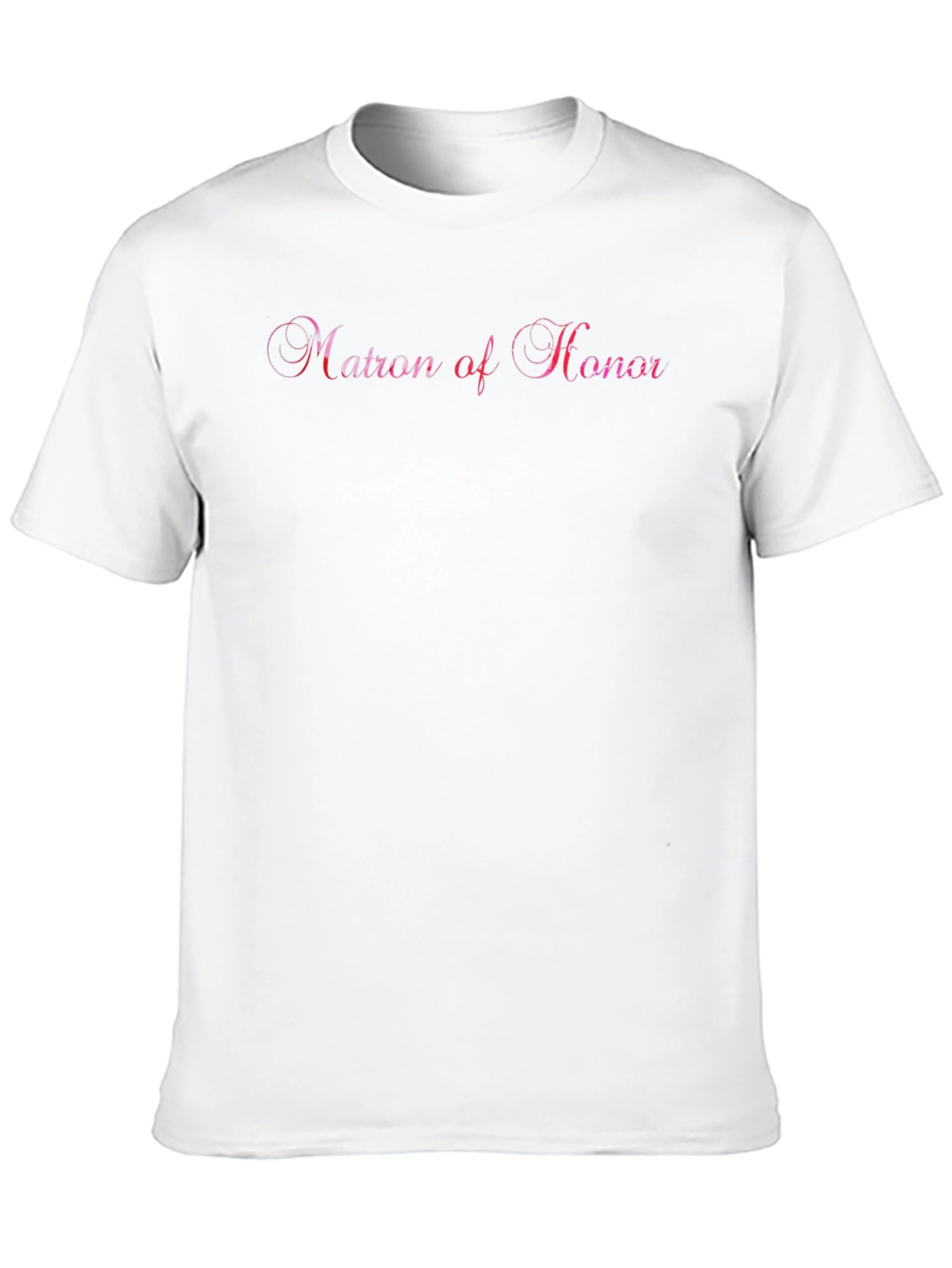 Black Matron of Honor Black T-Shirt view 10