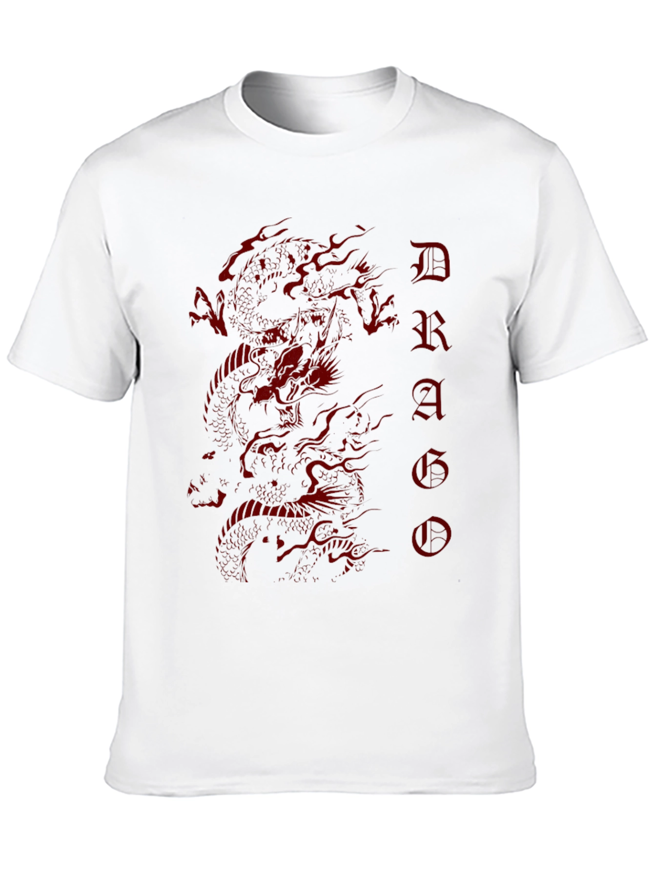 Black Dragon Graphic Tee - Men's Black Cotton T-Shirt view 10