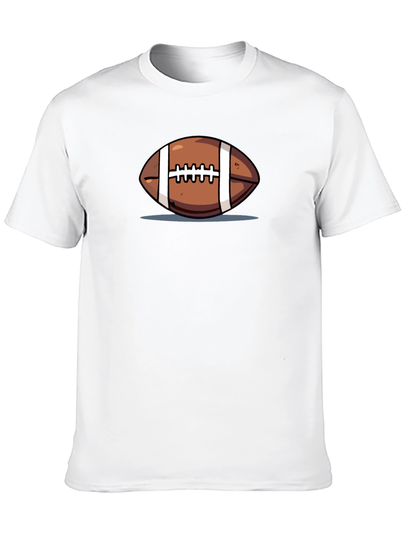 Black Football Graphic Black T-Shirt view 10