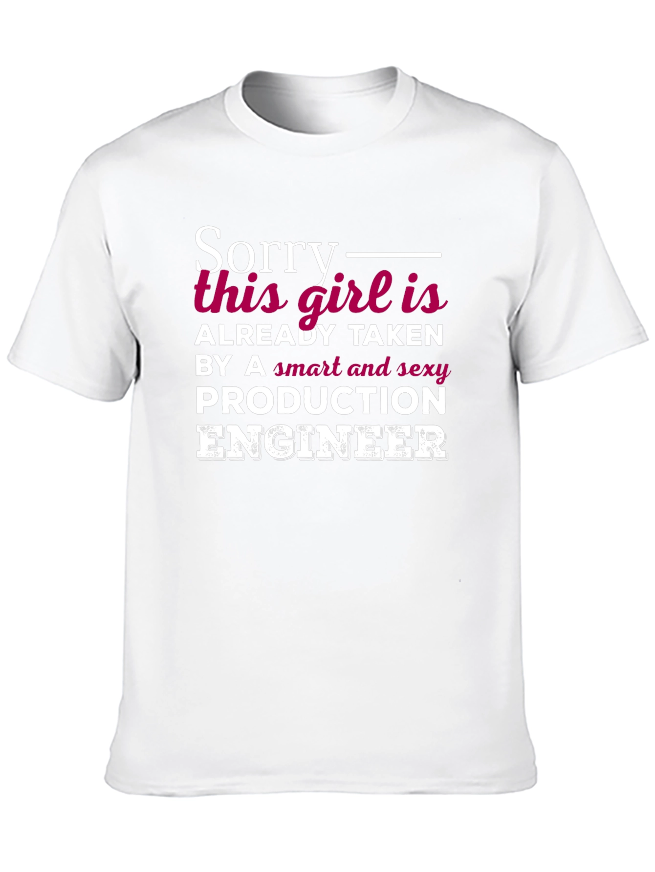 Black Production Engineer Girlfriend Tee view 10