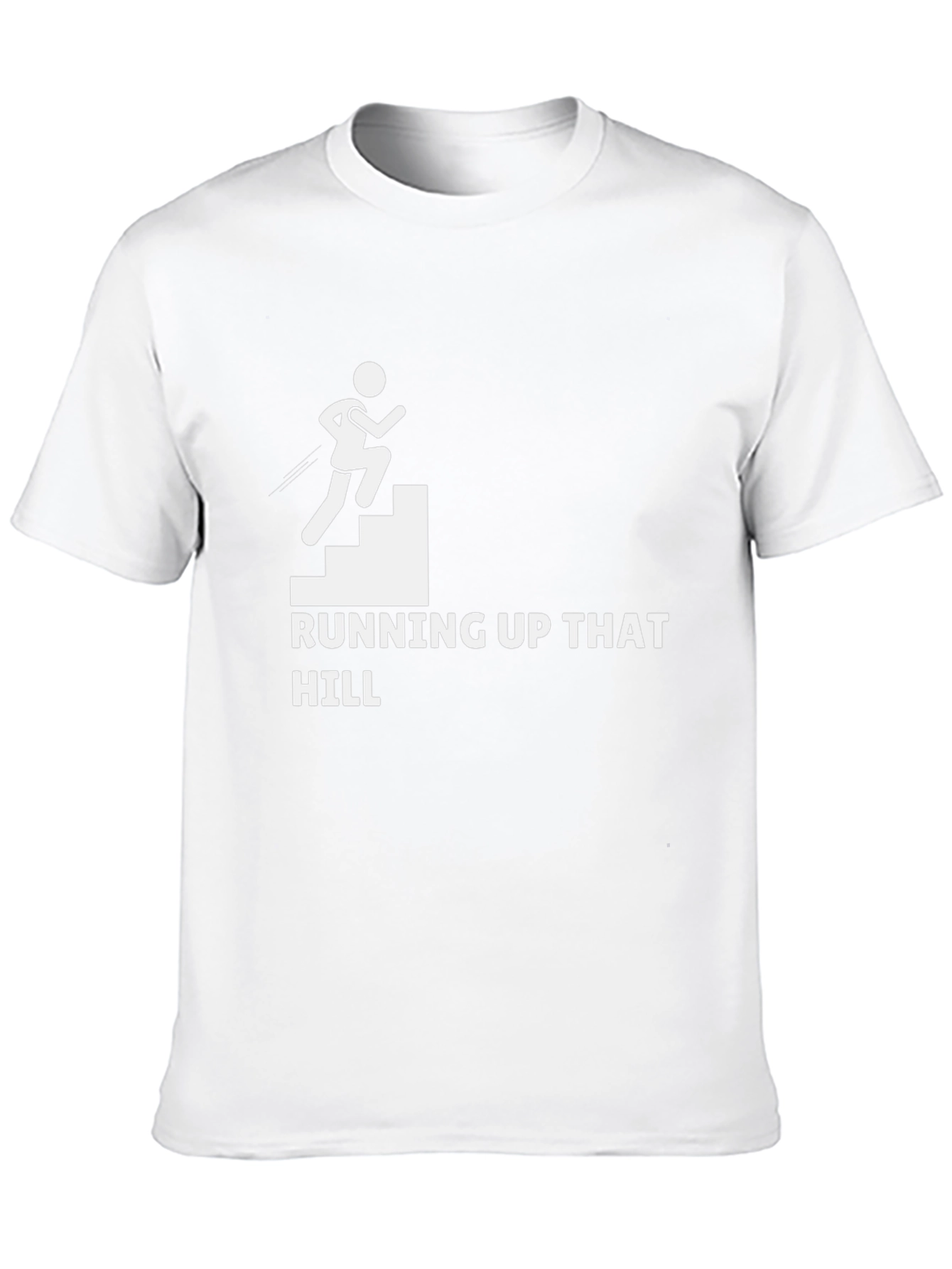 Black Running Up That Hill Graphic T-Shirt view 10