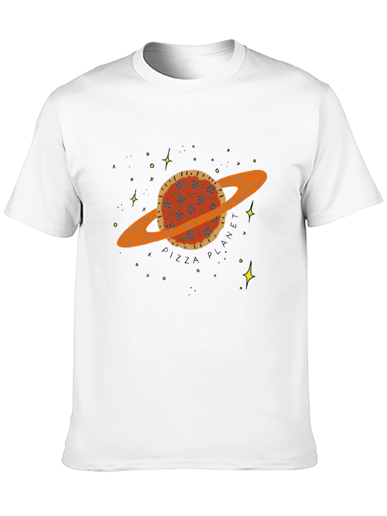 Black Pizza Planet Graphic Tee view 10
