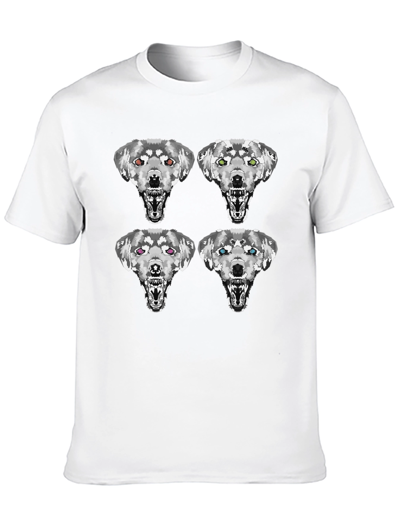 Black Wolf Pack Graphic T-Shirt - Stylish Black Tee view 10