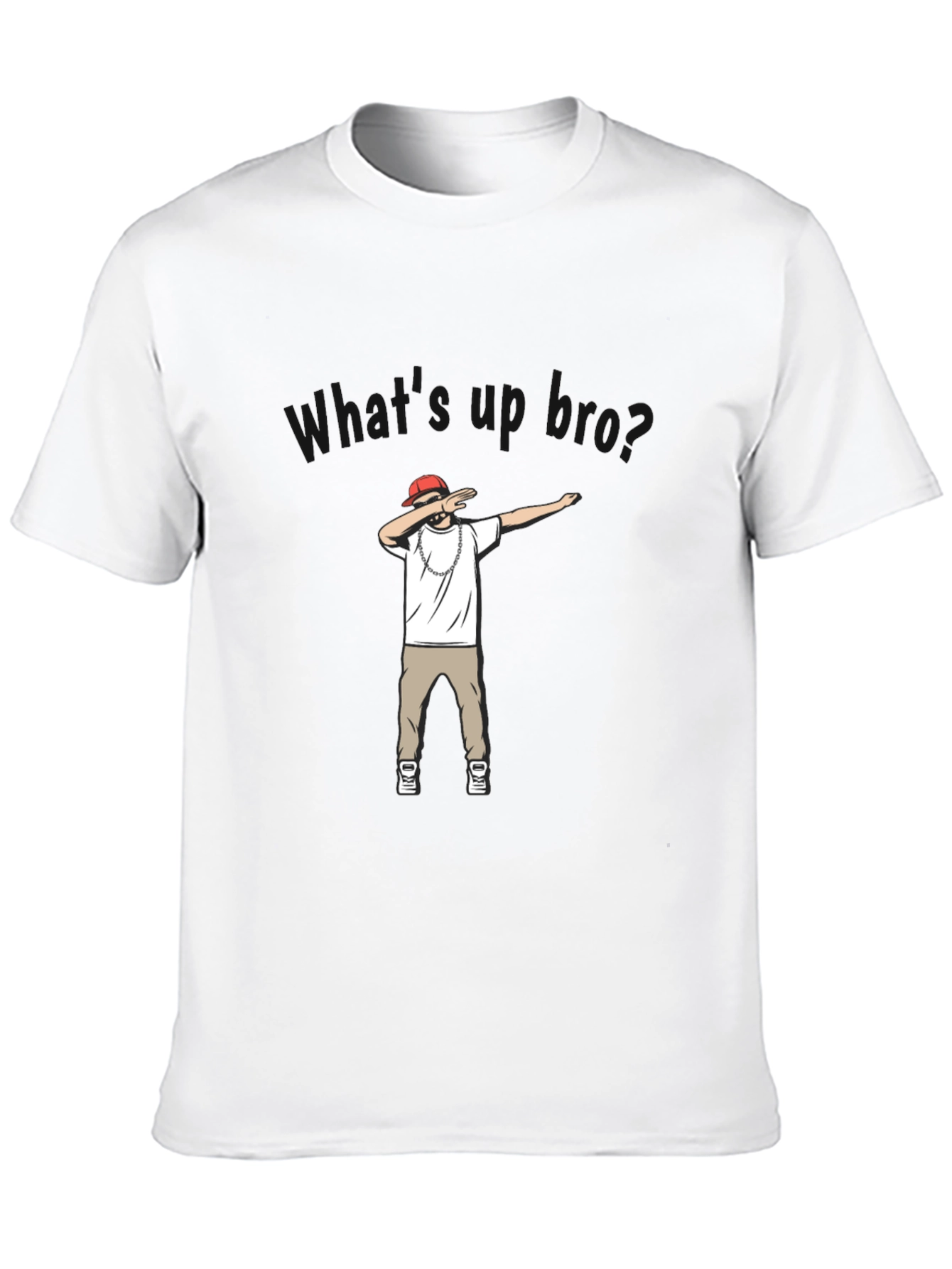 Black Dabbing Hip Hop Graphic Tee - Cool & Trendy! view 10