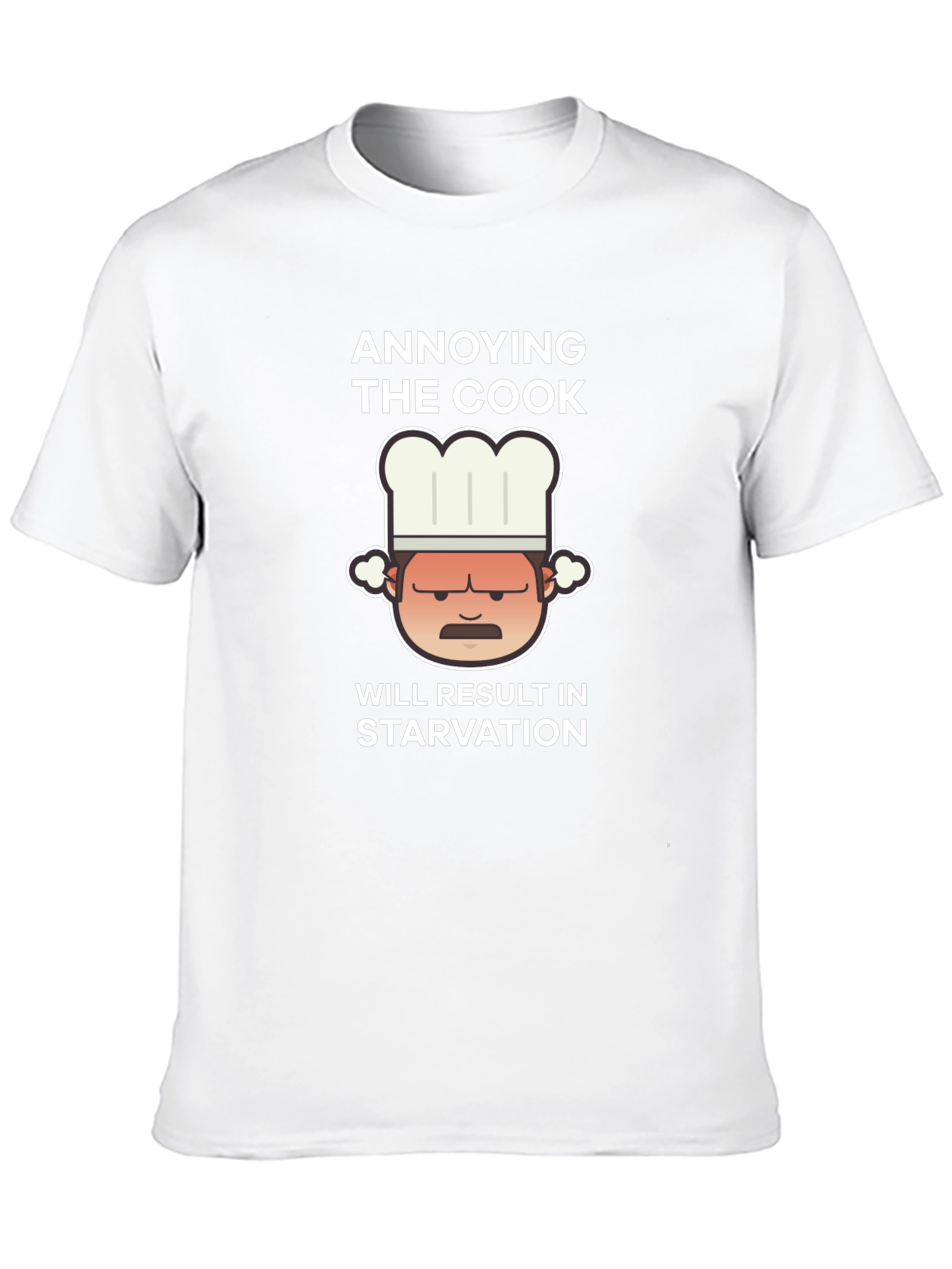 Black Annoying The Cook Graphic Tee - Funny Chef Shirt view 10